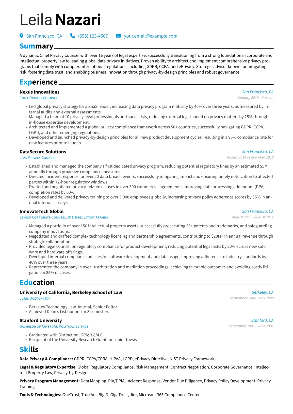 Career changer version - Page 1
