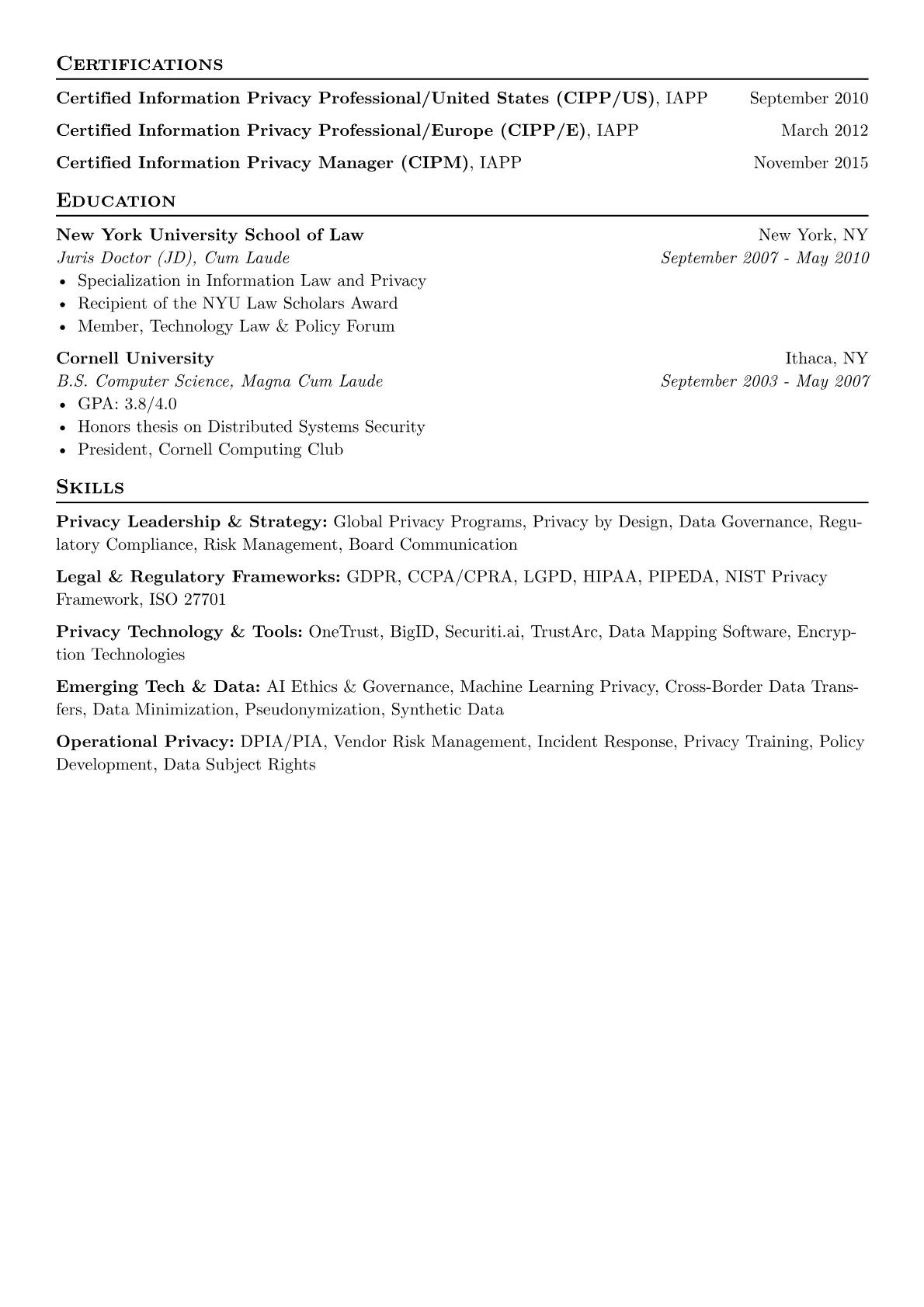 Privacy Leadership version - Page 2