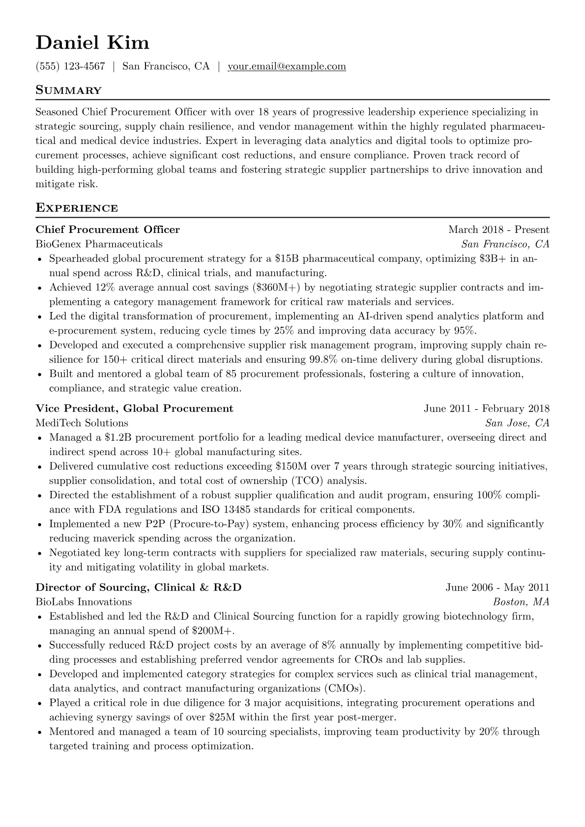 Healthcare & Pharma version - Page 1