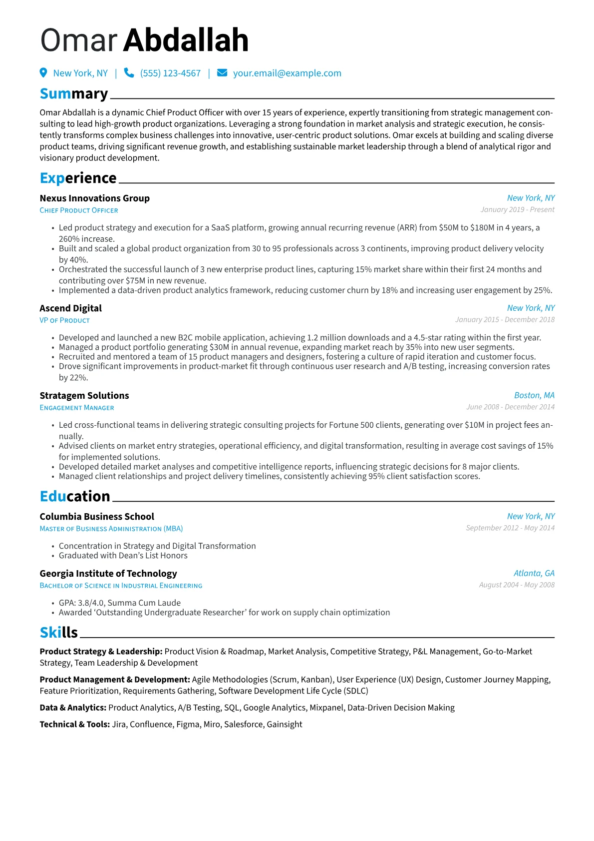Career changer version - Page 1