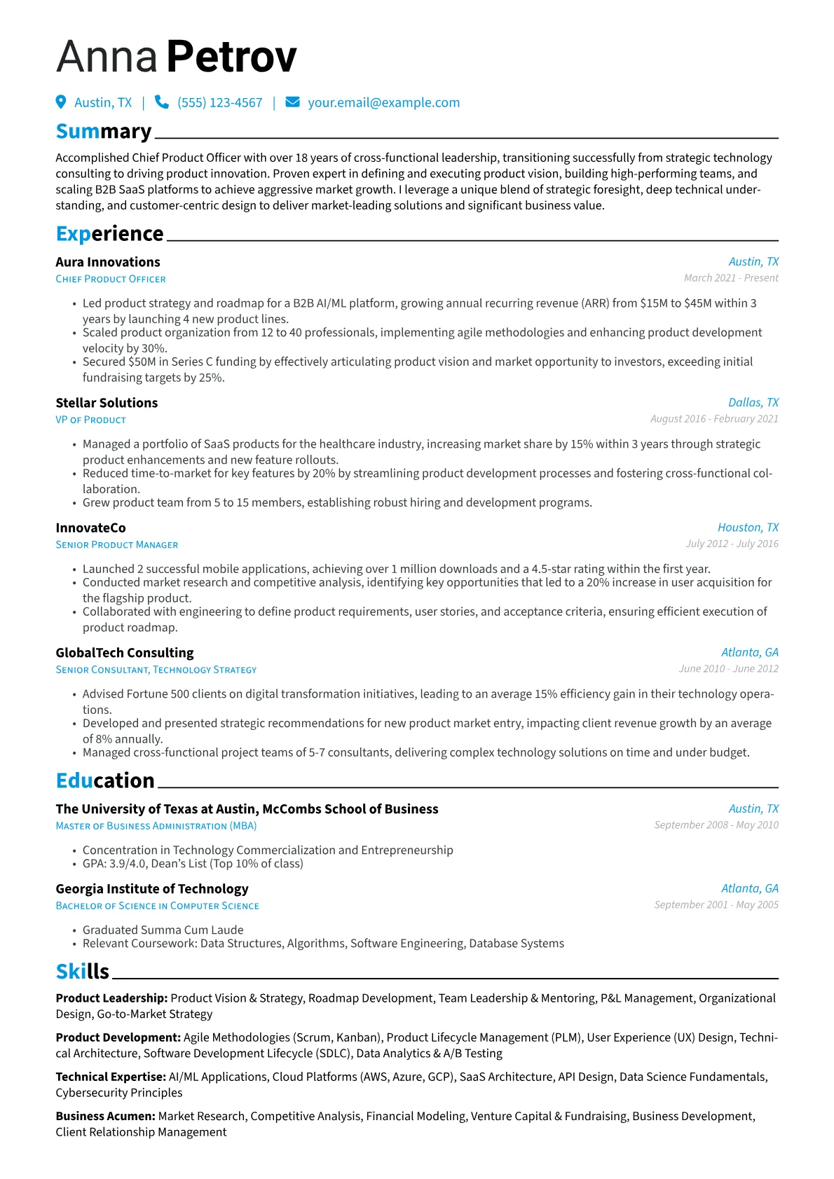 Career changer version - Page 1