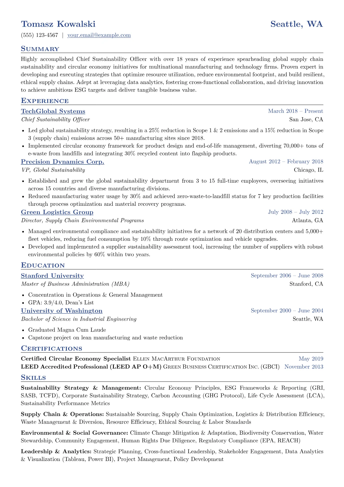 Sustainability Strategy version - Page 1