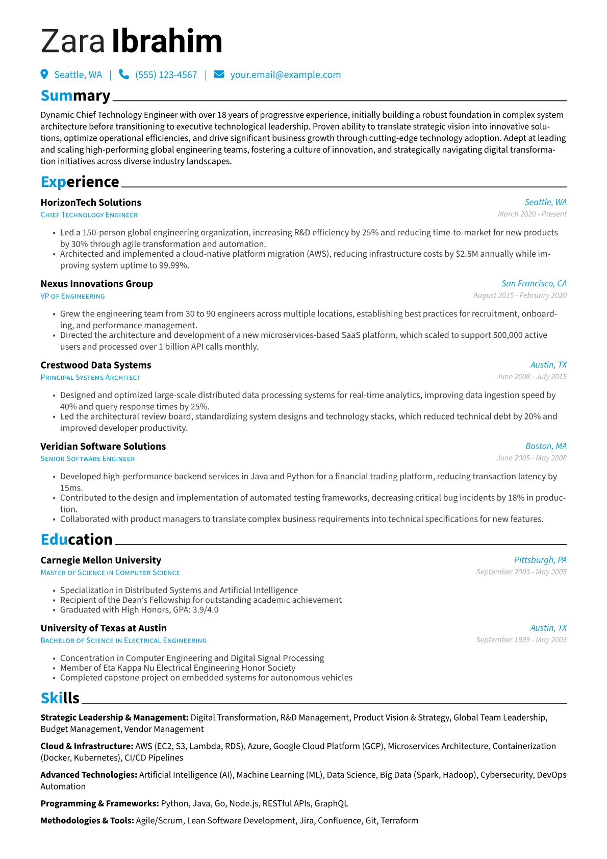 Career changer version - Page 1