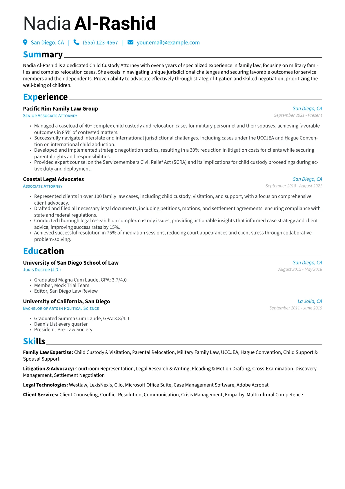 Military Family Law version - Page 1