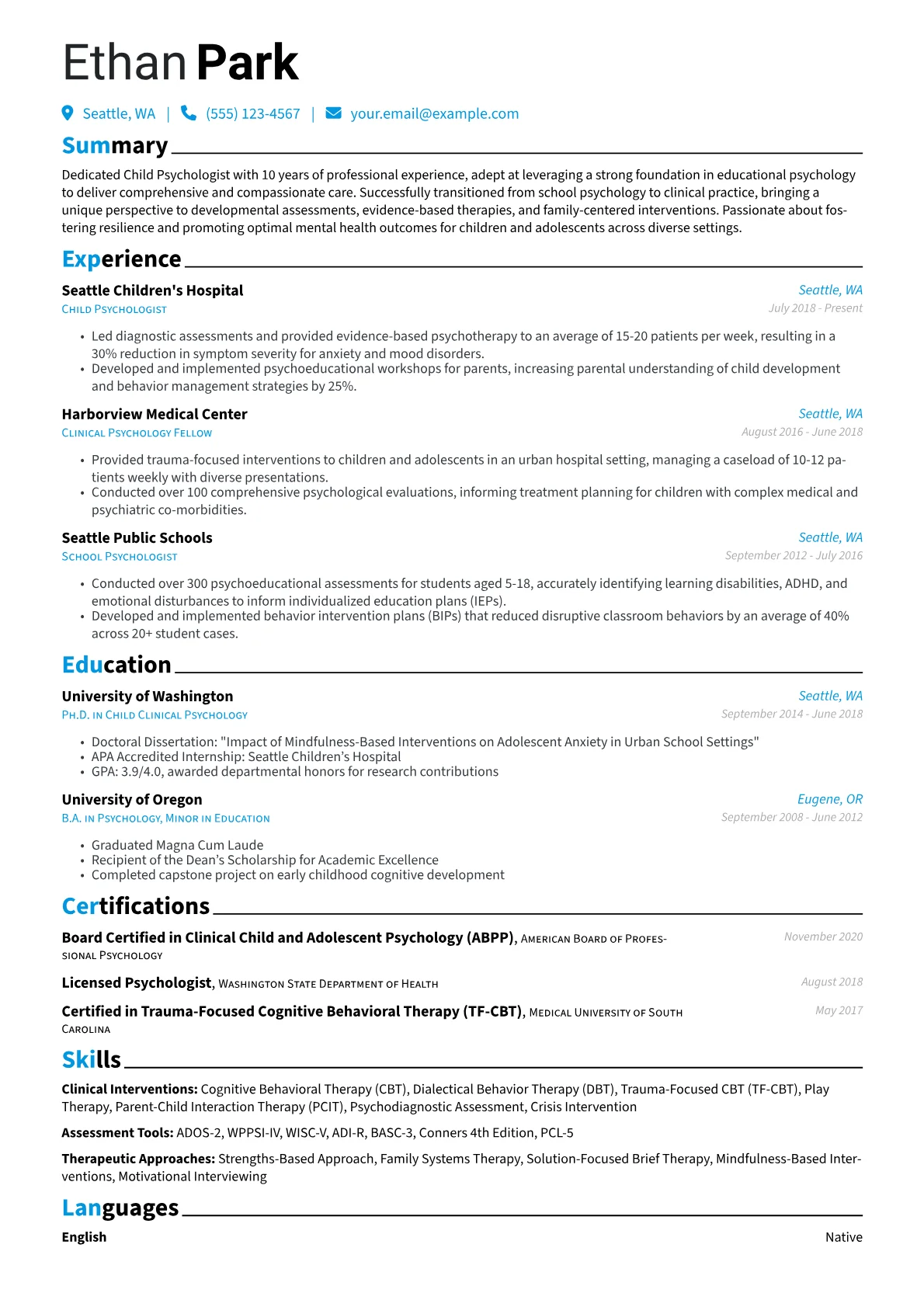 Career changer version - Page 1