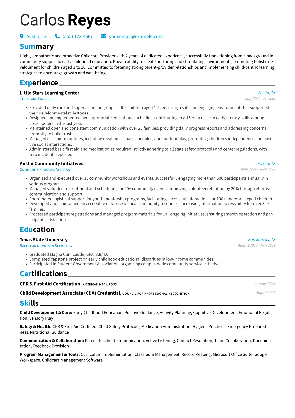 Career changer version - Page 1