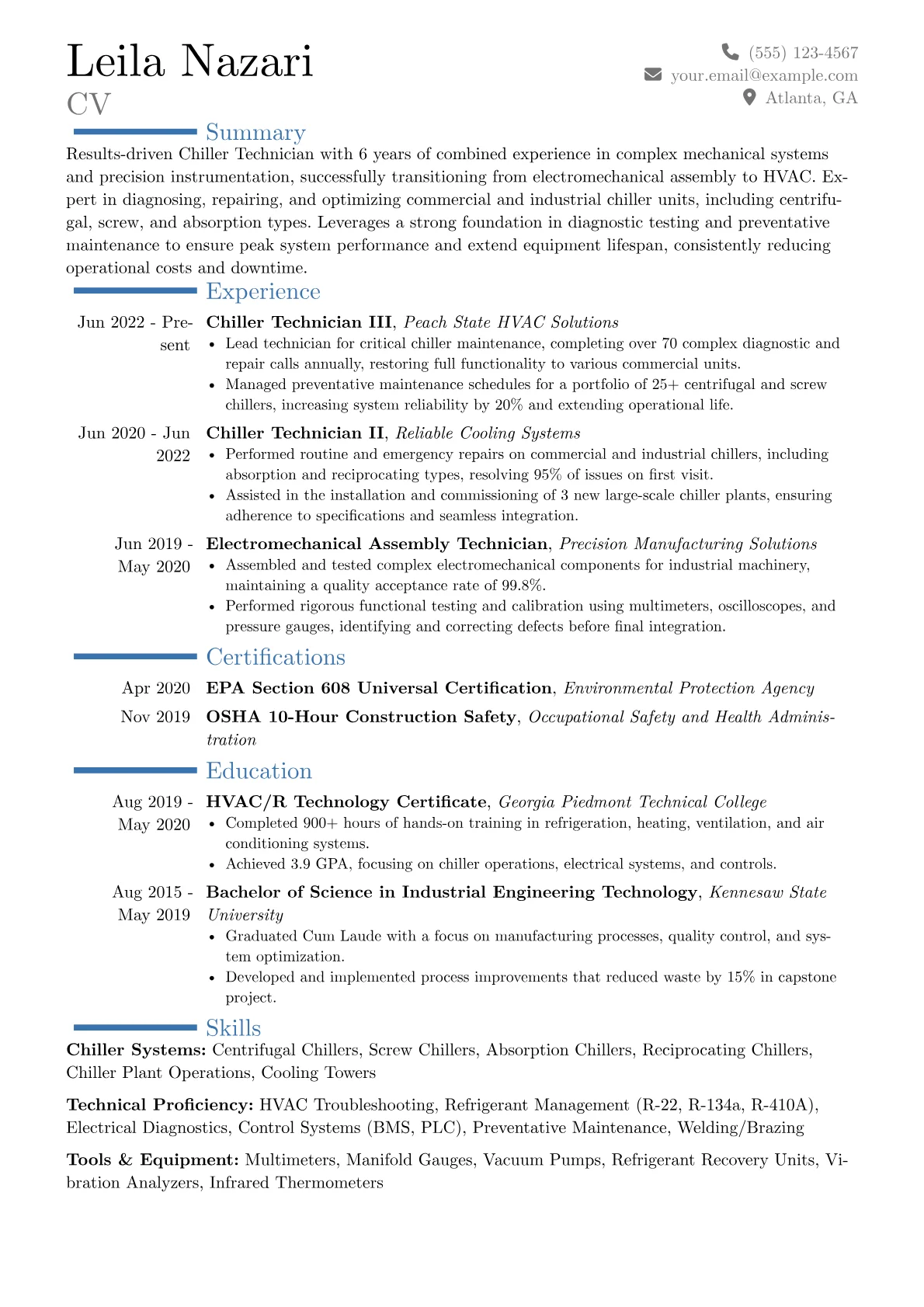 Career changer version - Page 1