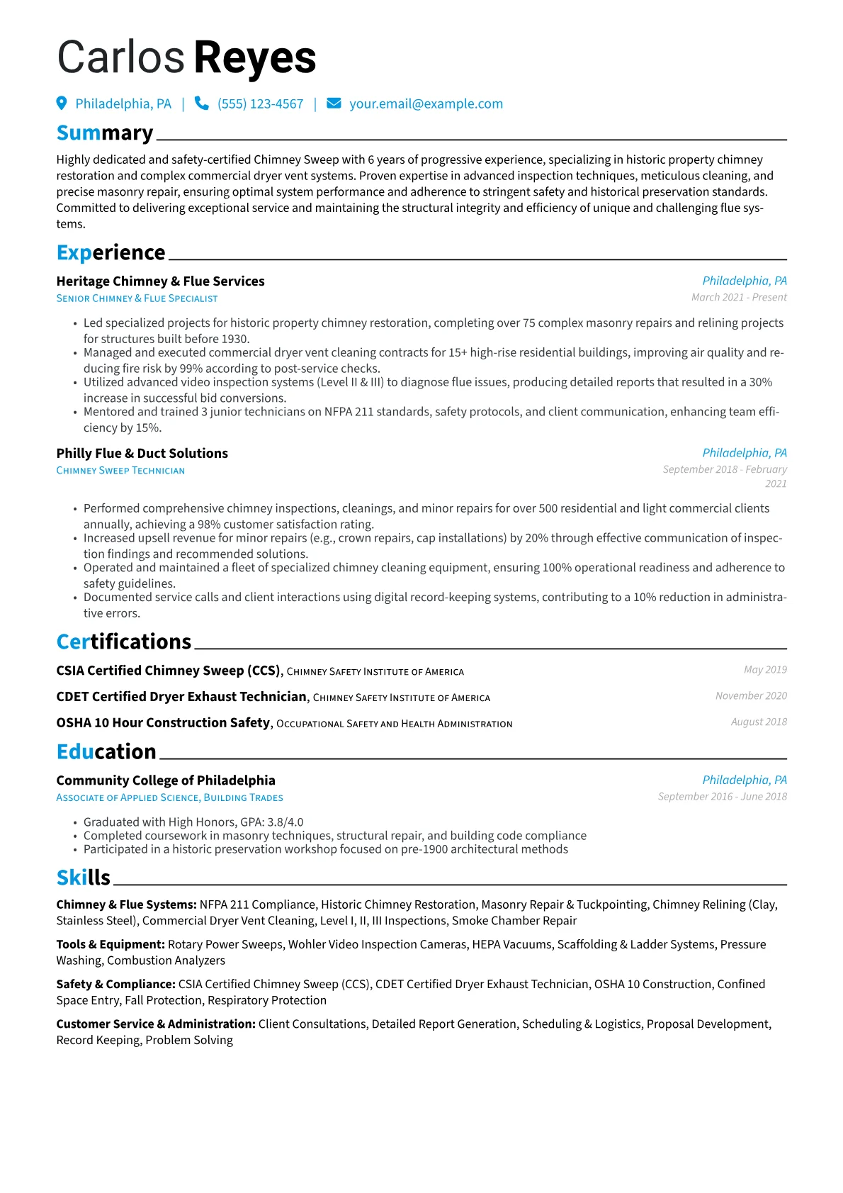 Chimney & Flue Systems version - Page 1
