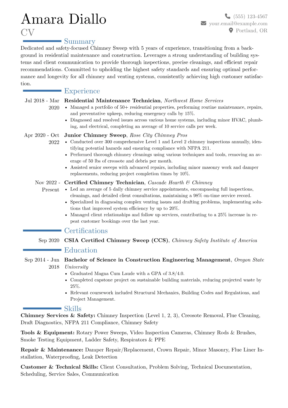 Career changer version - Page 1