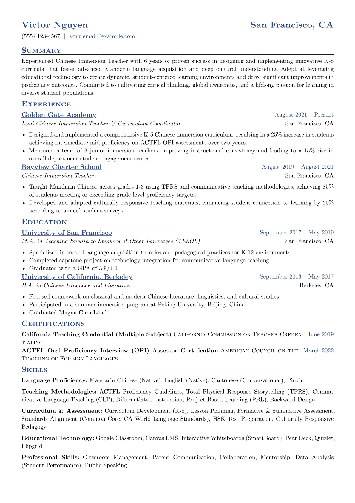 Chinese Immersion version - Page 1