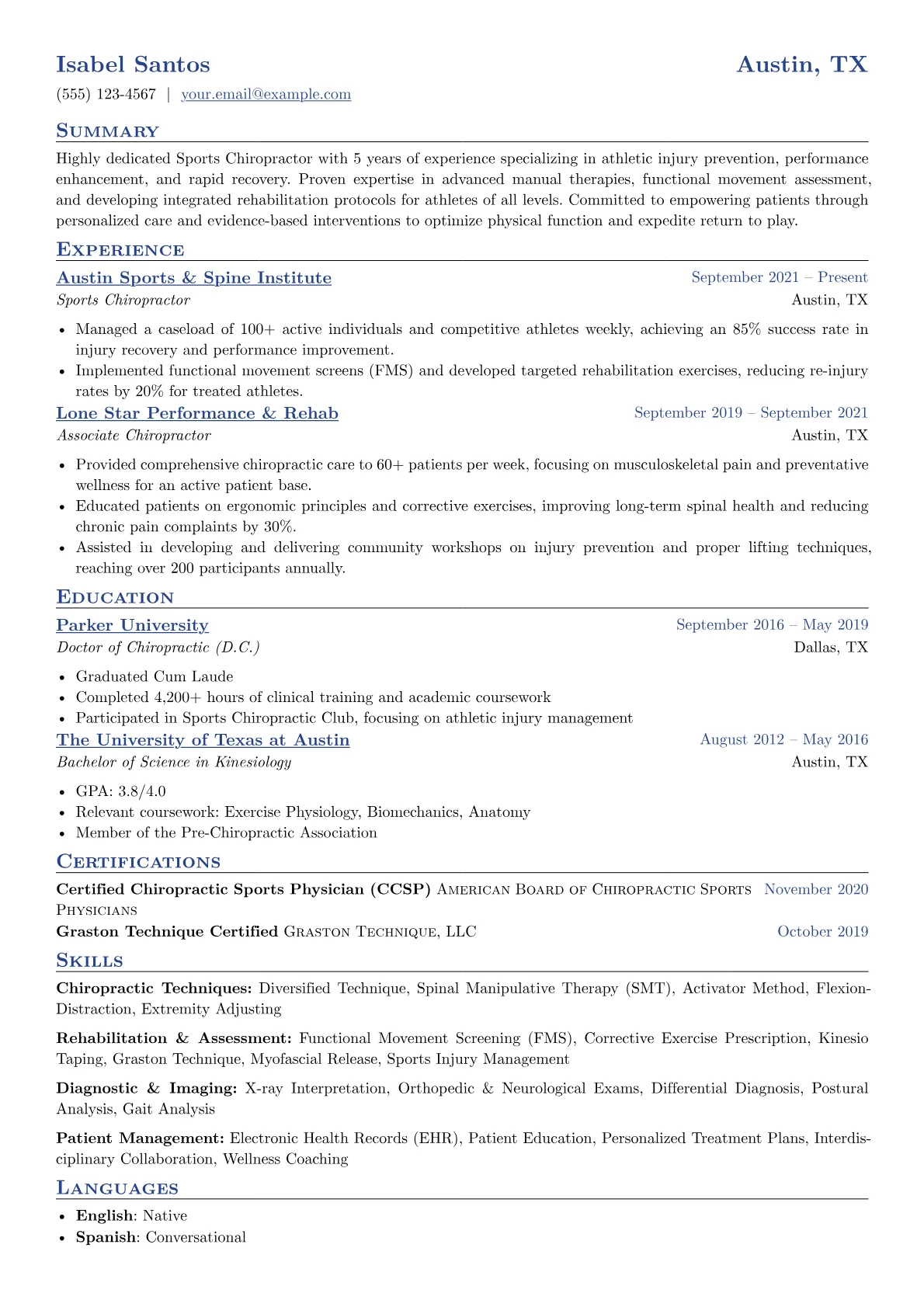 Sports version - Page 1