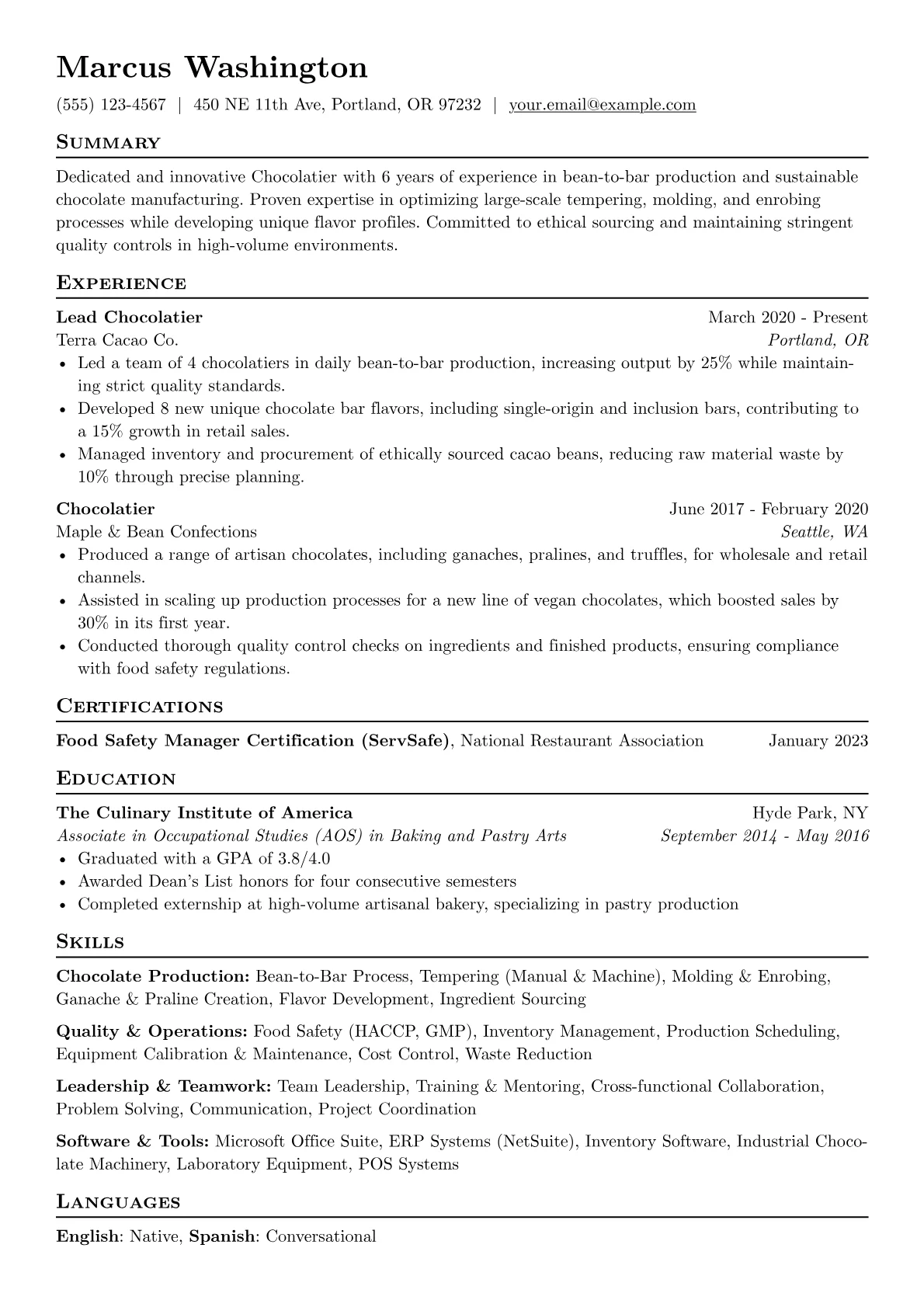 Chocolatier version - Page 1