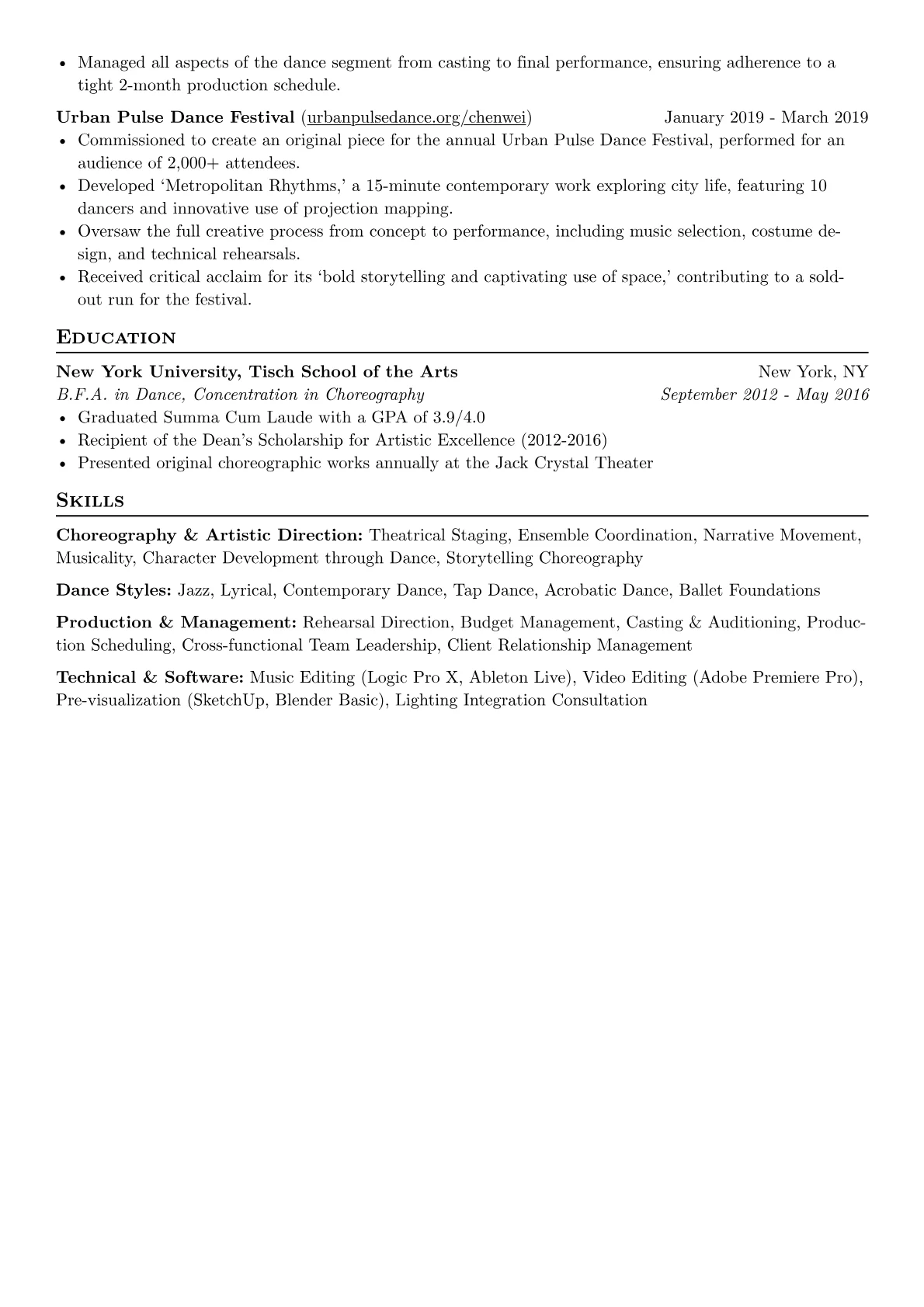 Choreographer version - Page 2