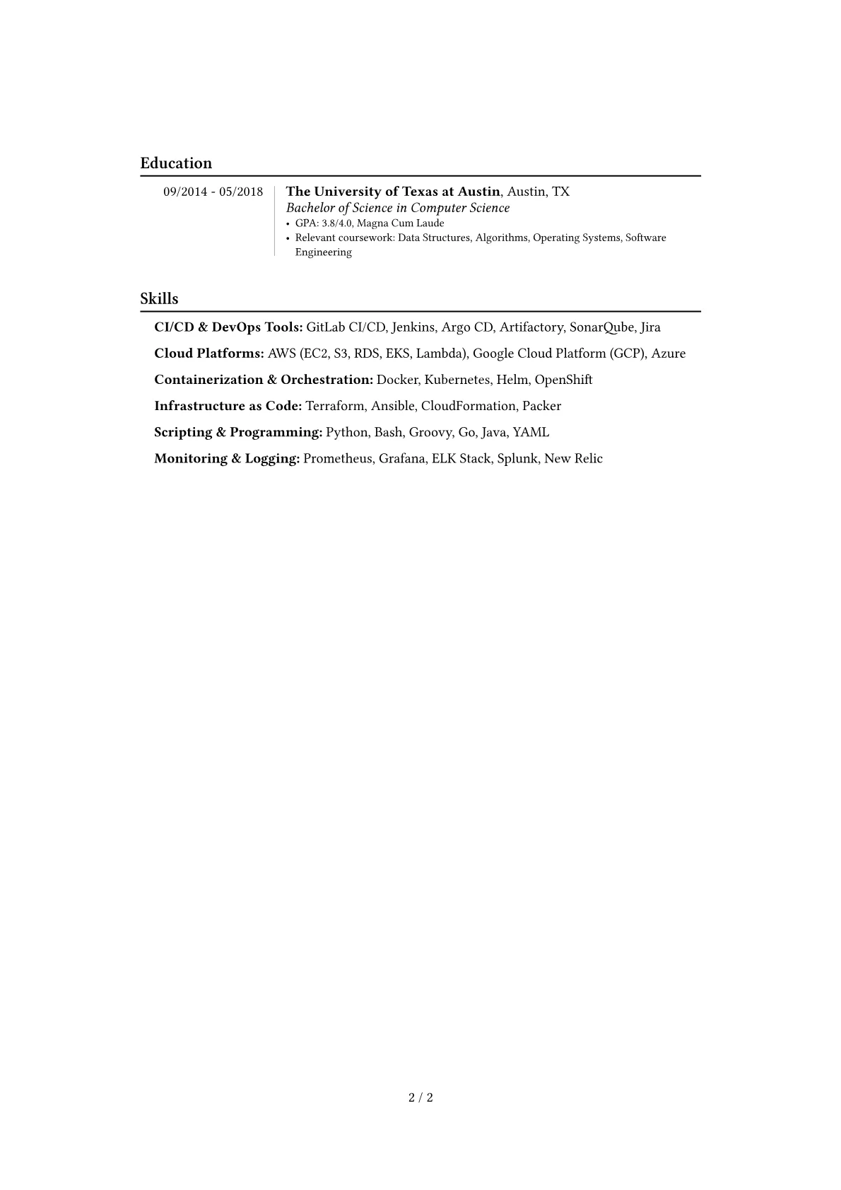 Career changer version - Page 2