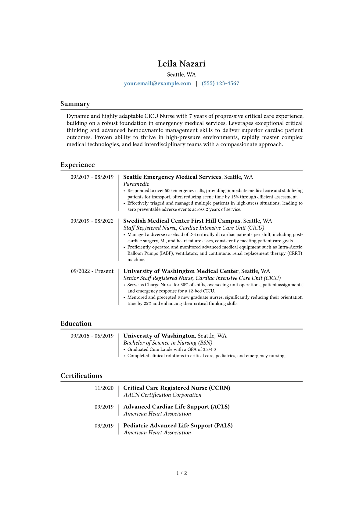 Career changer version - Page 1