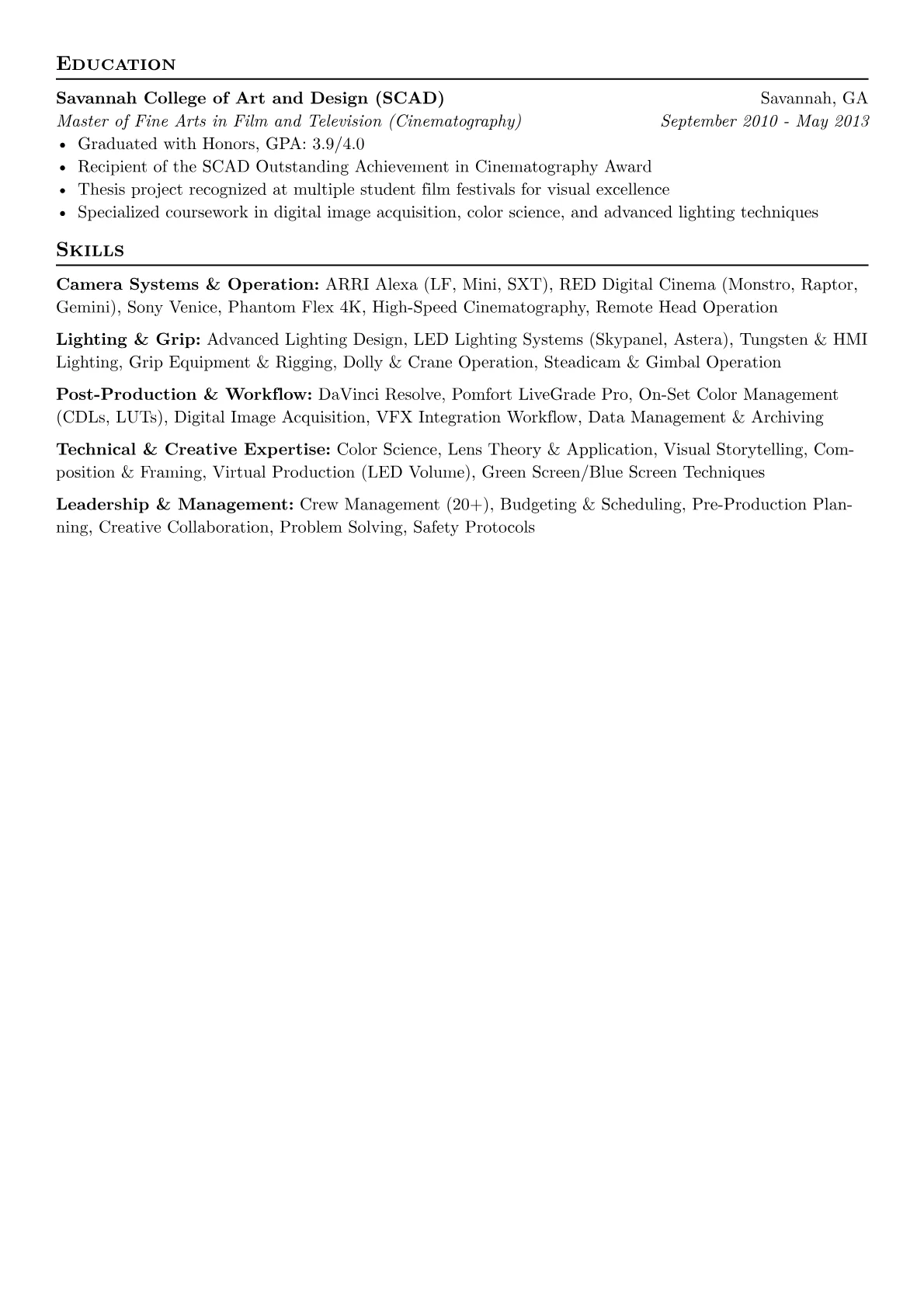Camera Systems & Operation version - Page 2