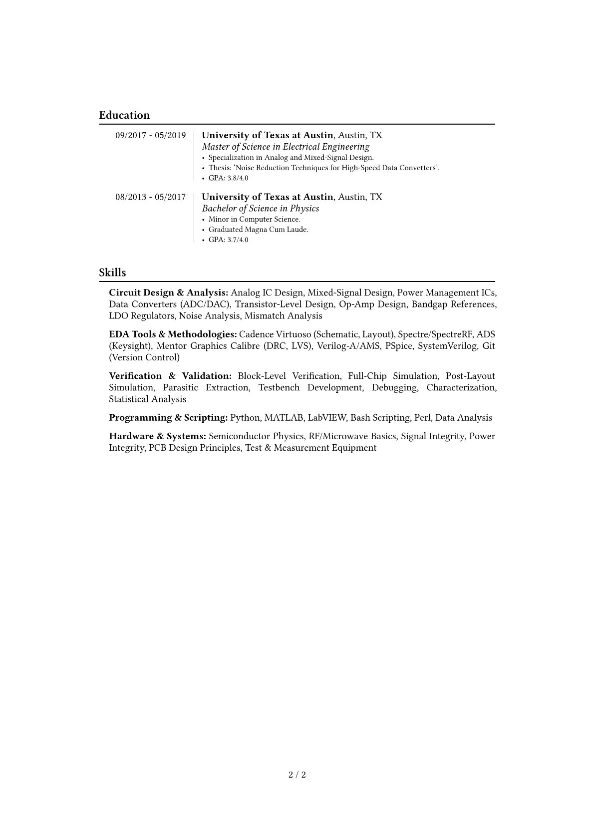 Career changer version - Page 2