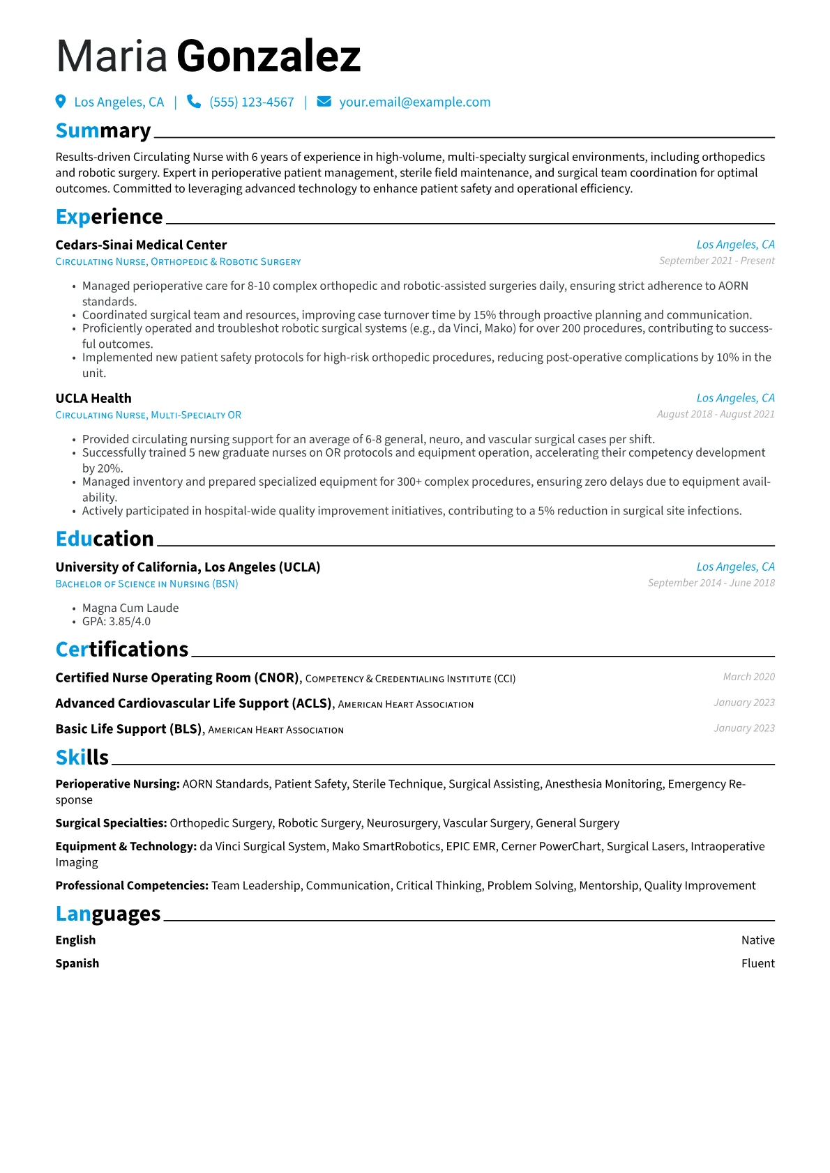 Circulating Nurse version - Page 1