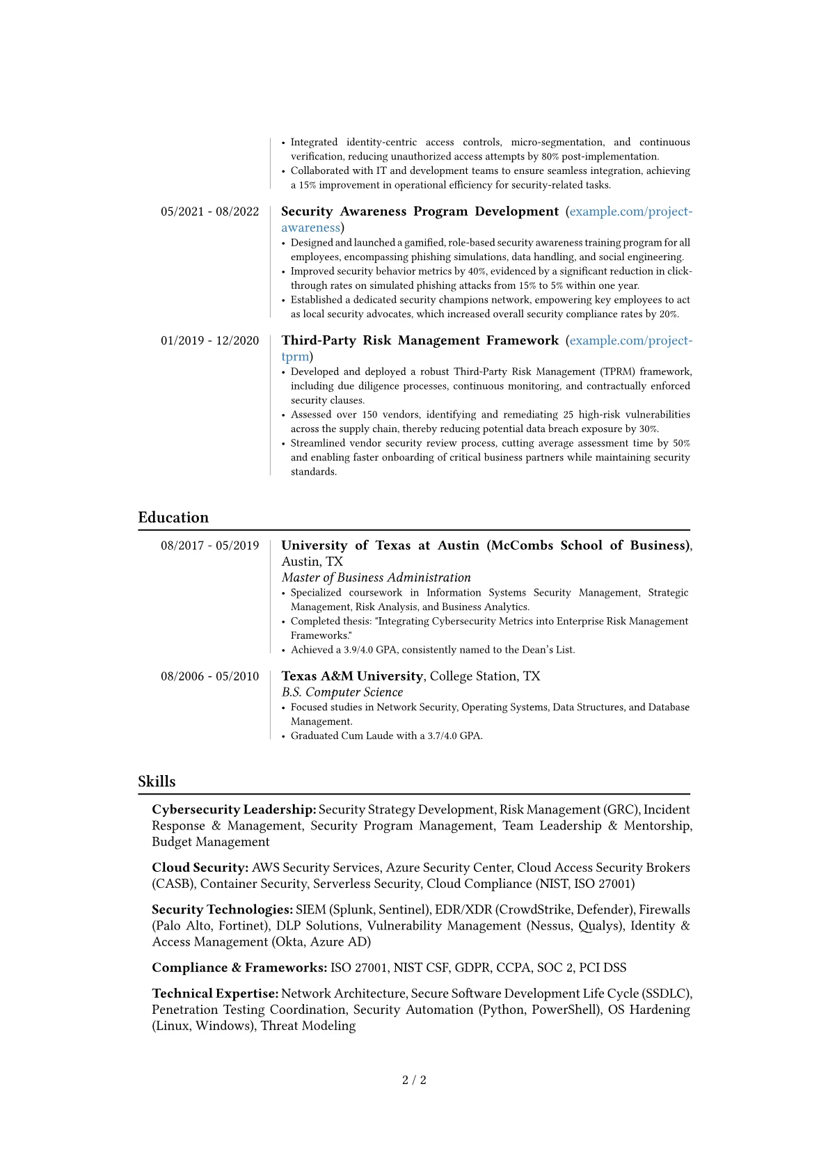 Career changer version - Page 2
