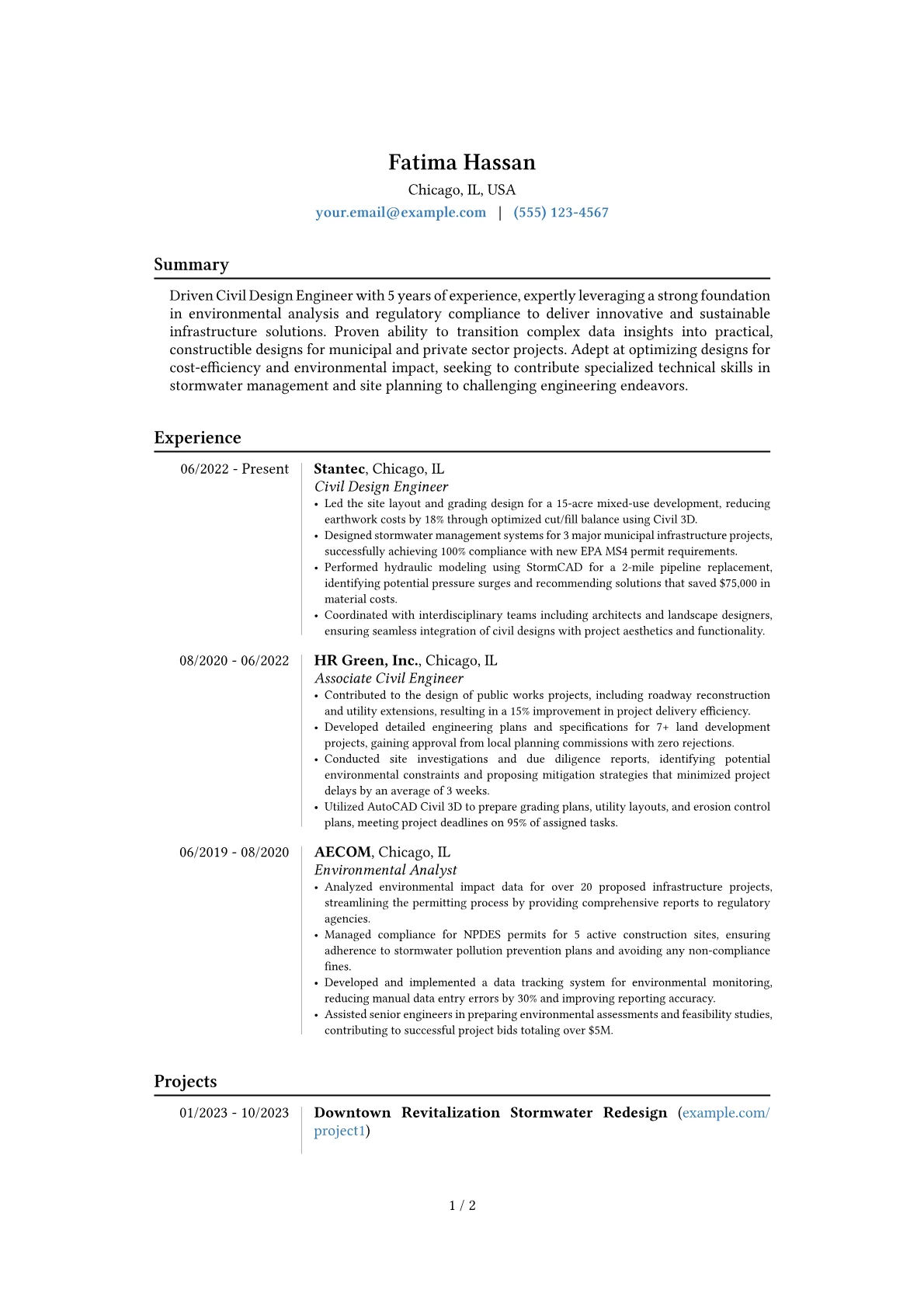 Career changer version - Page 1