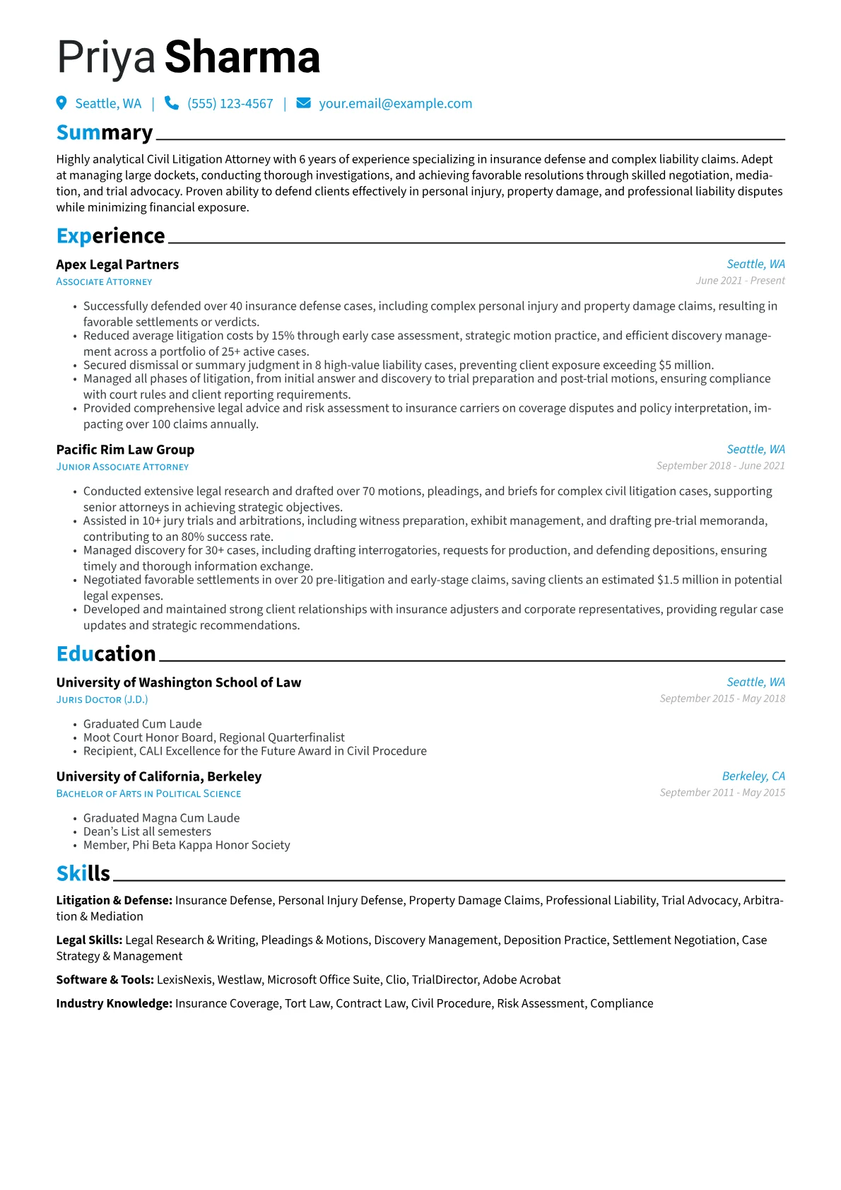 Civil Litigation version - Page 1