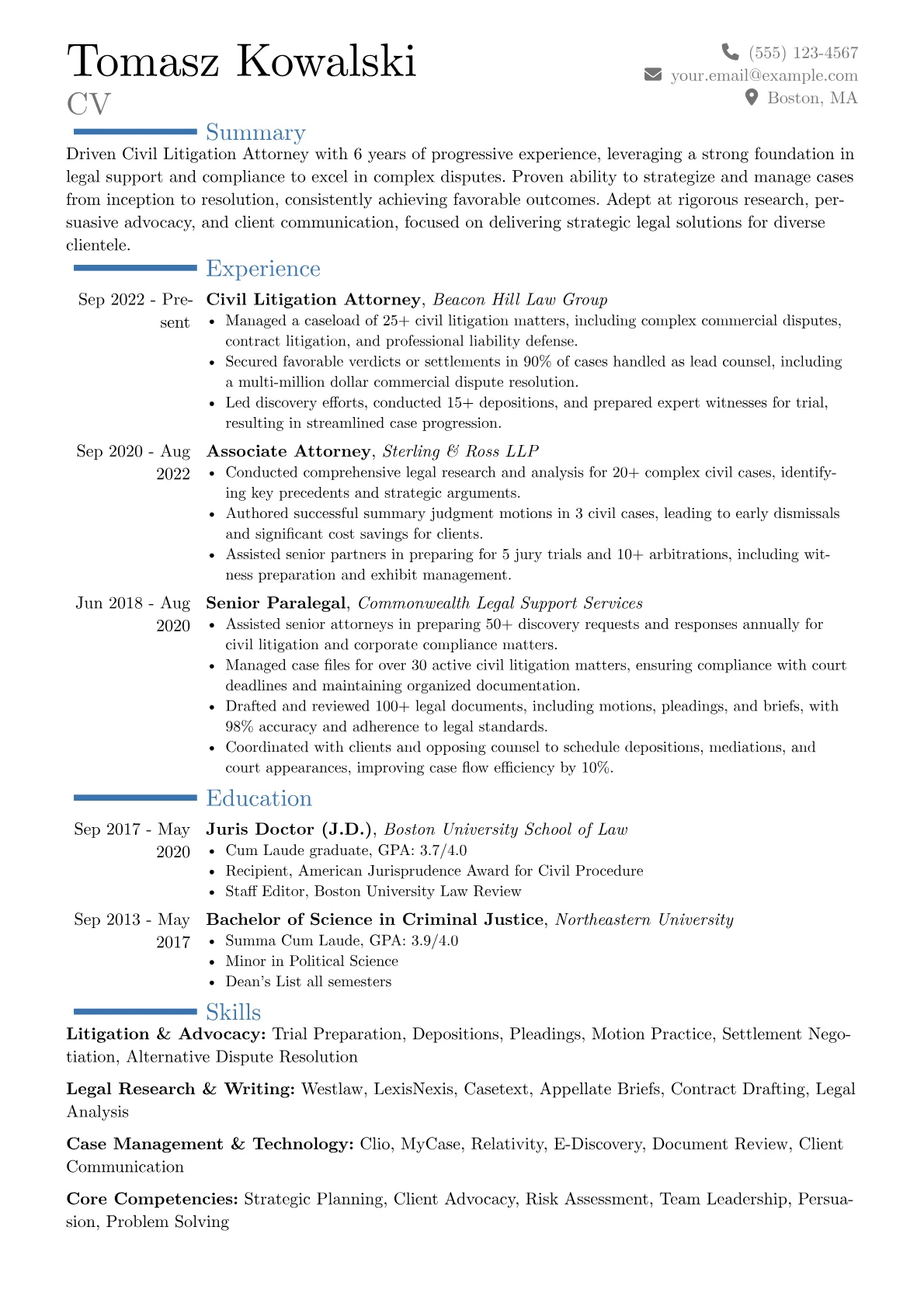 Career changer version - Page 1