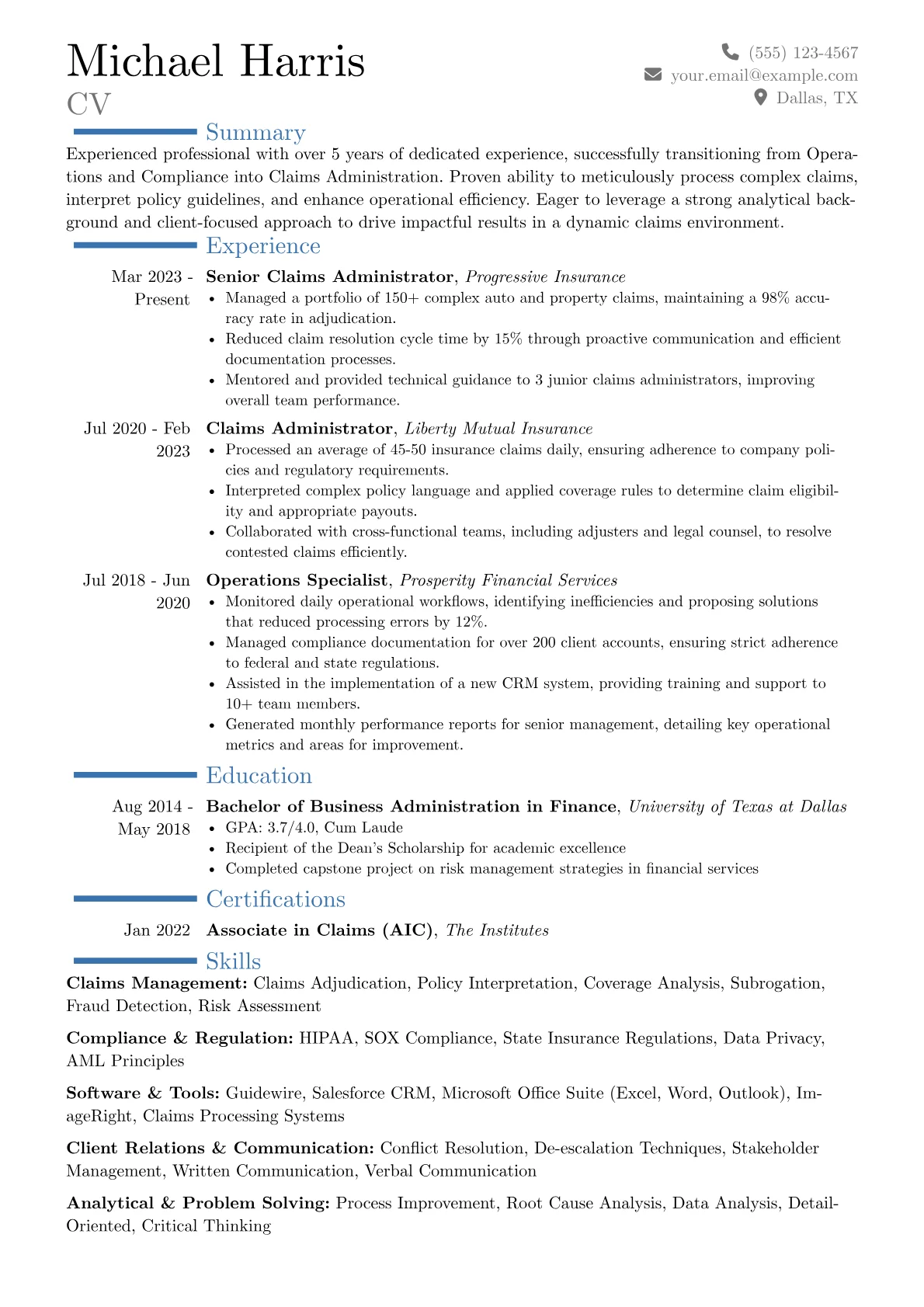 Career changer version - Page 1