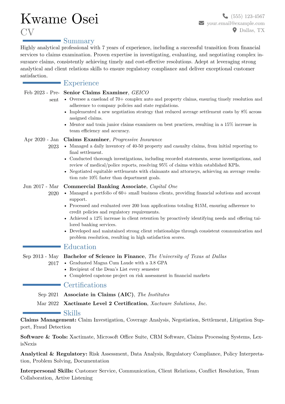 Career changer version - Page 1