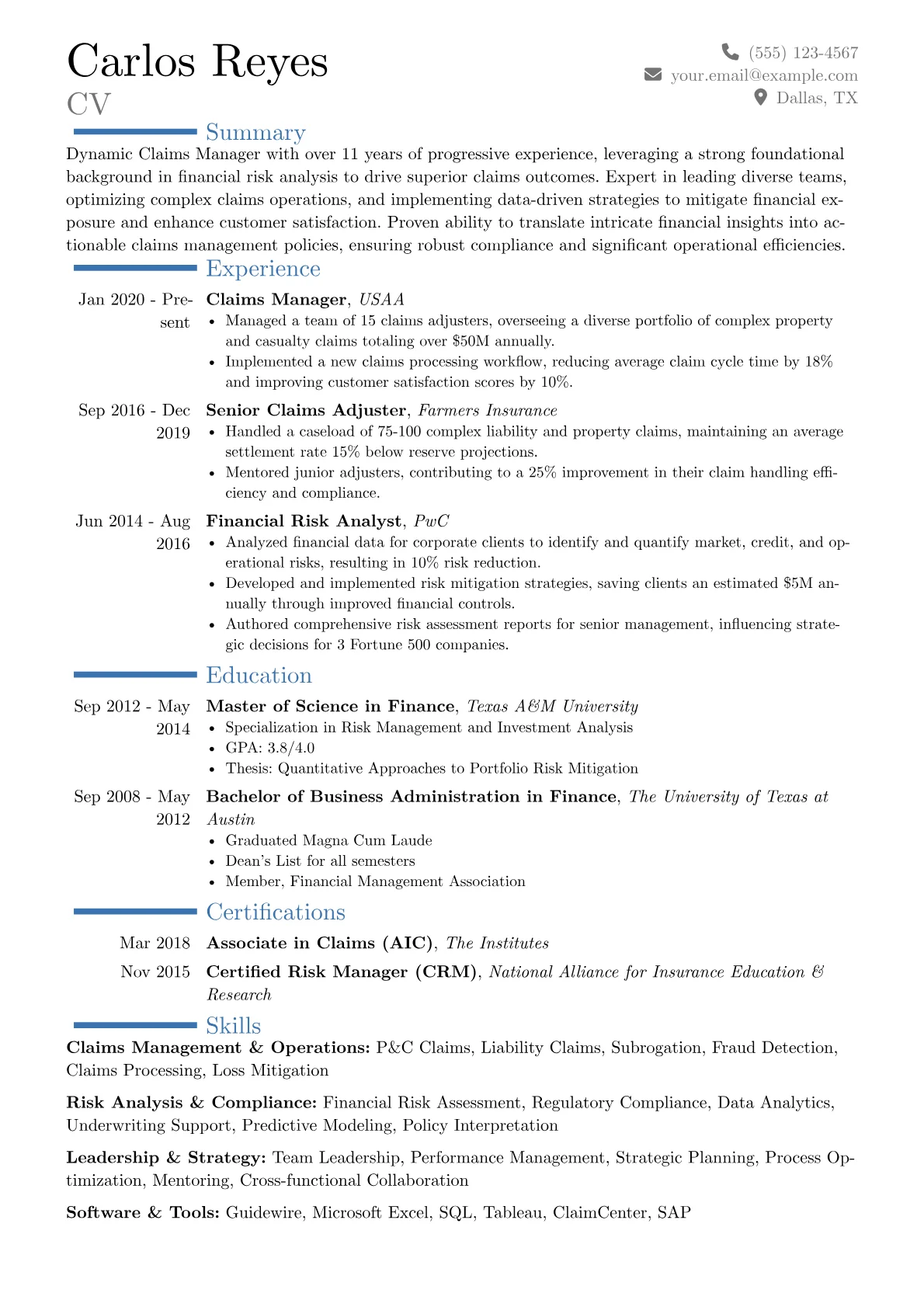 Career changer version - Page 1