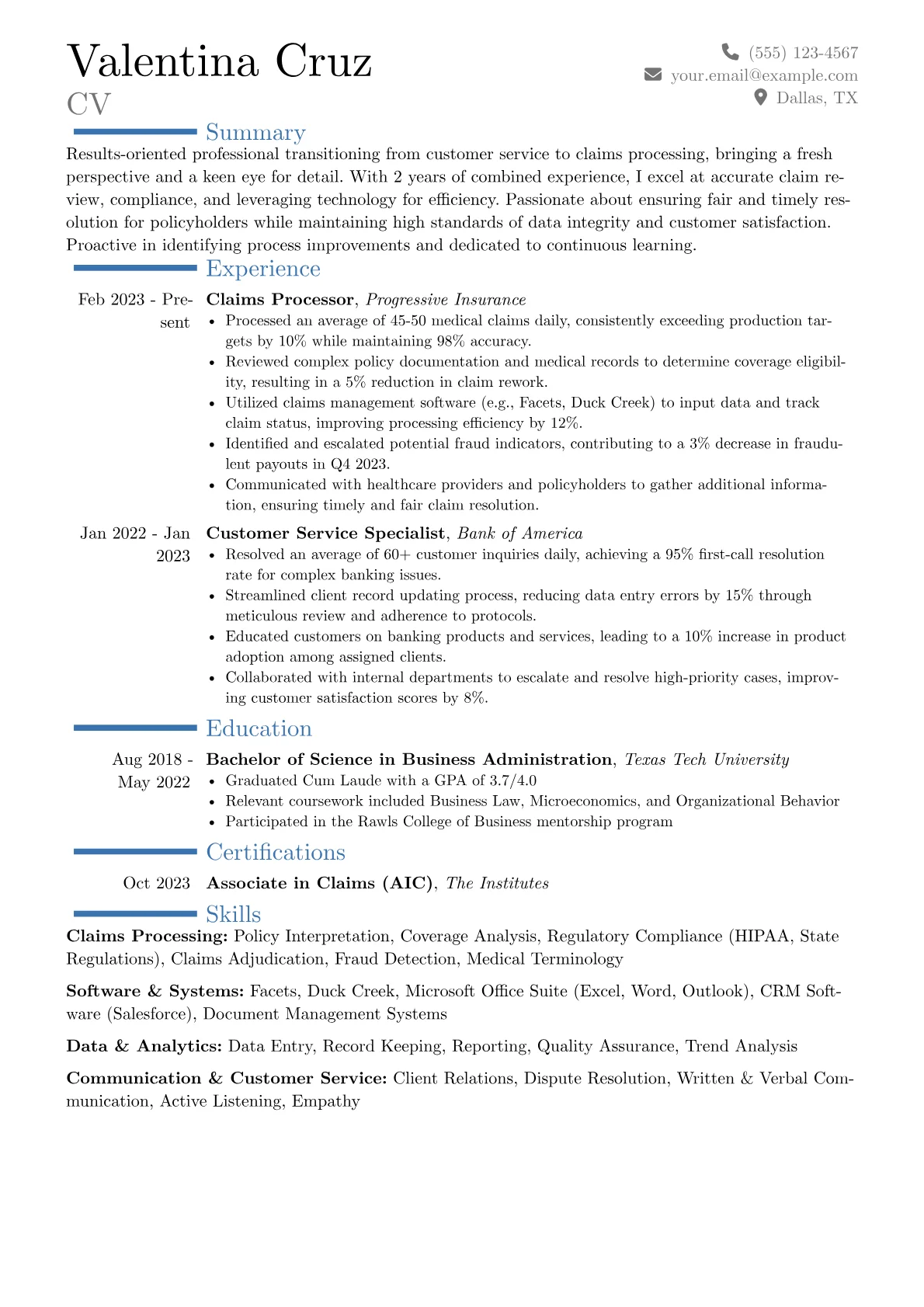 Career changer version - Page 1