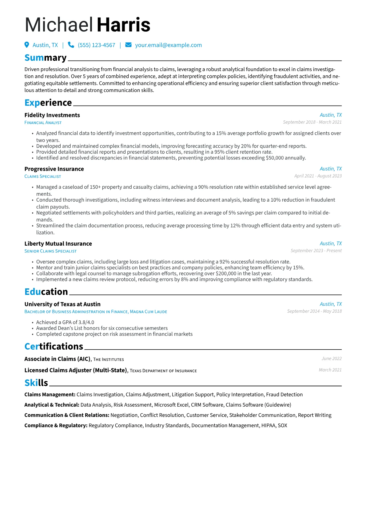 Career changer version - Page 1