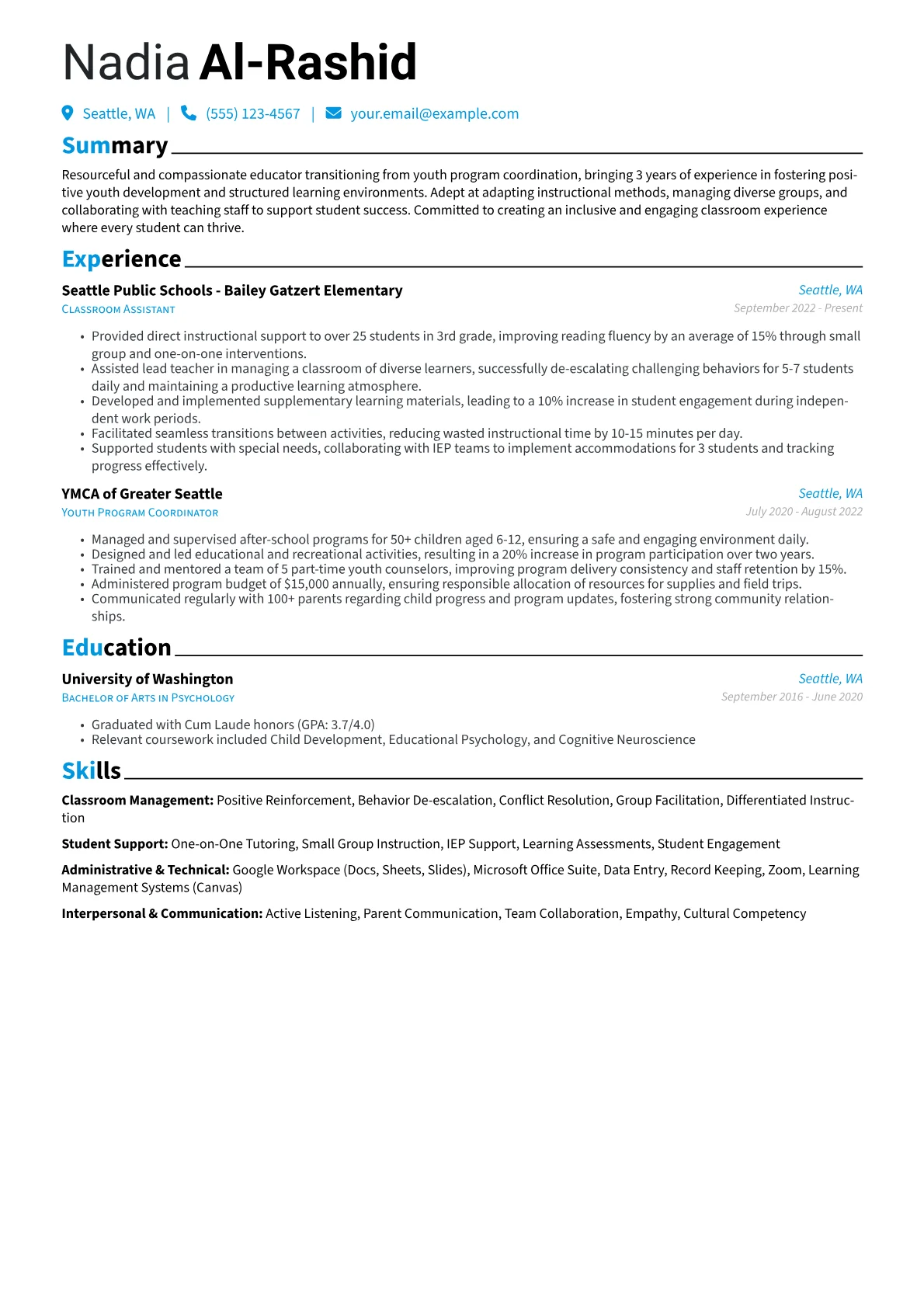 Career changer version - Page 1