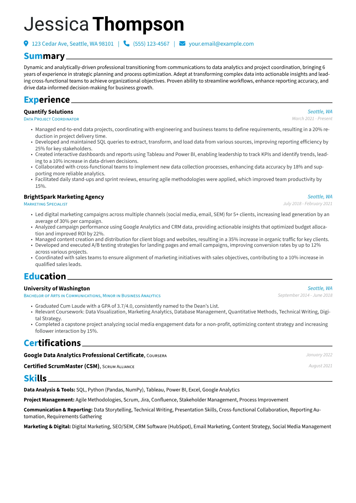 Career changer version - Page 1
