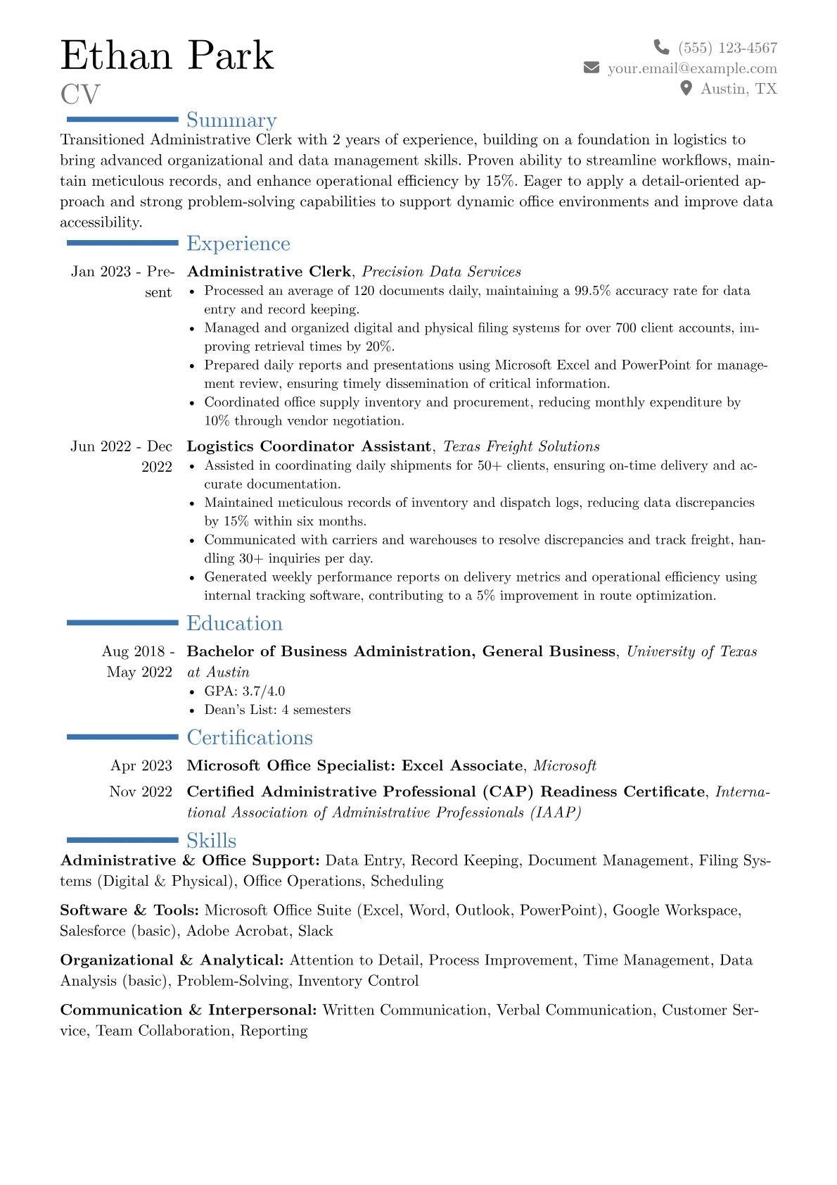 Career changer version - Page 1