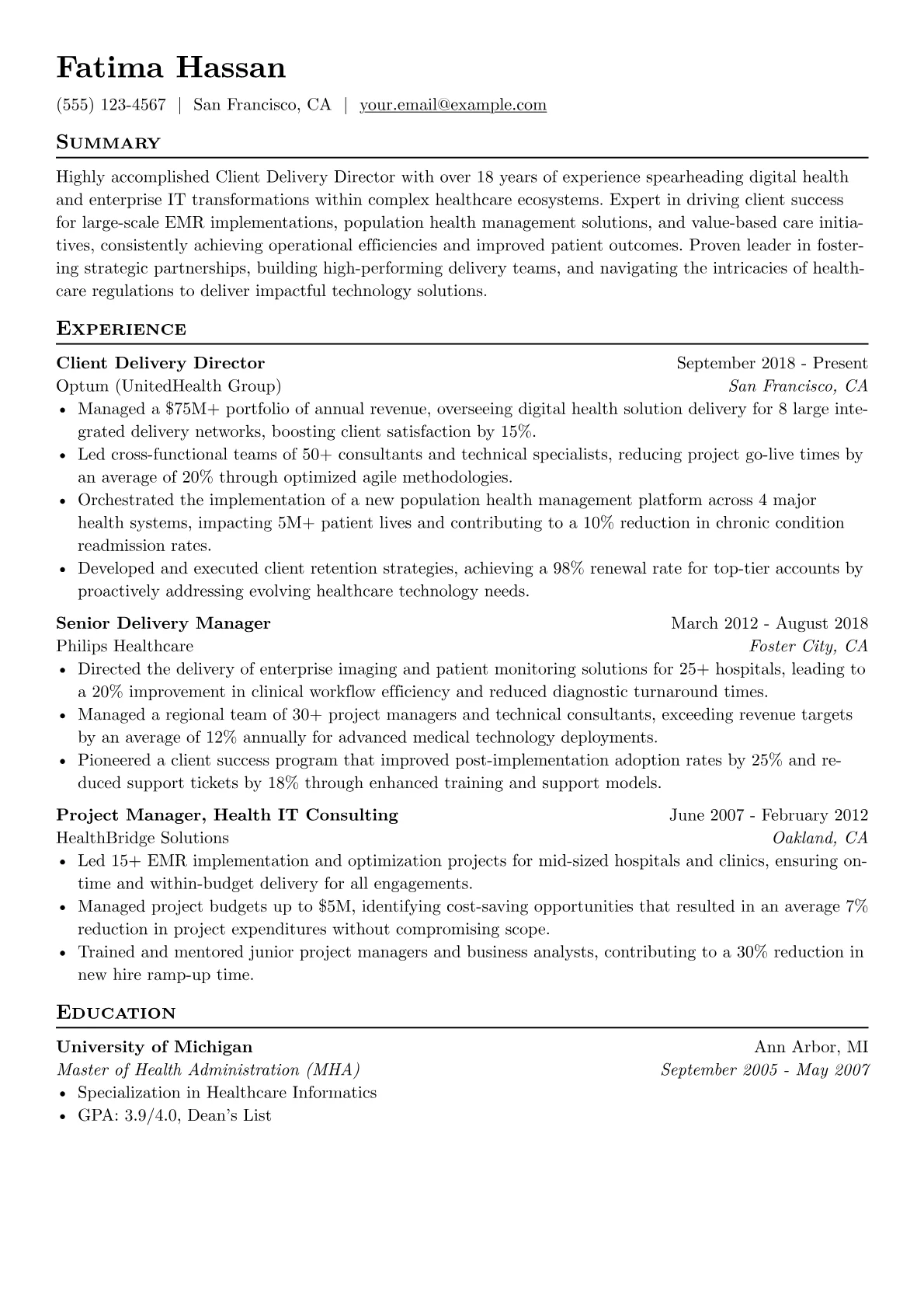 Healthcare IT Specialist version - Page 1