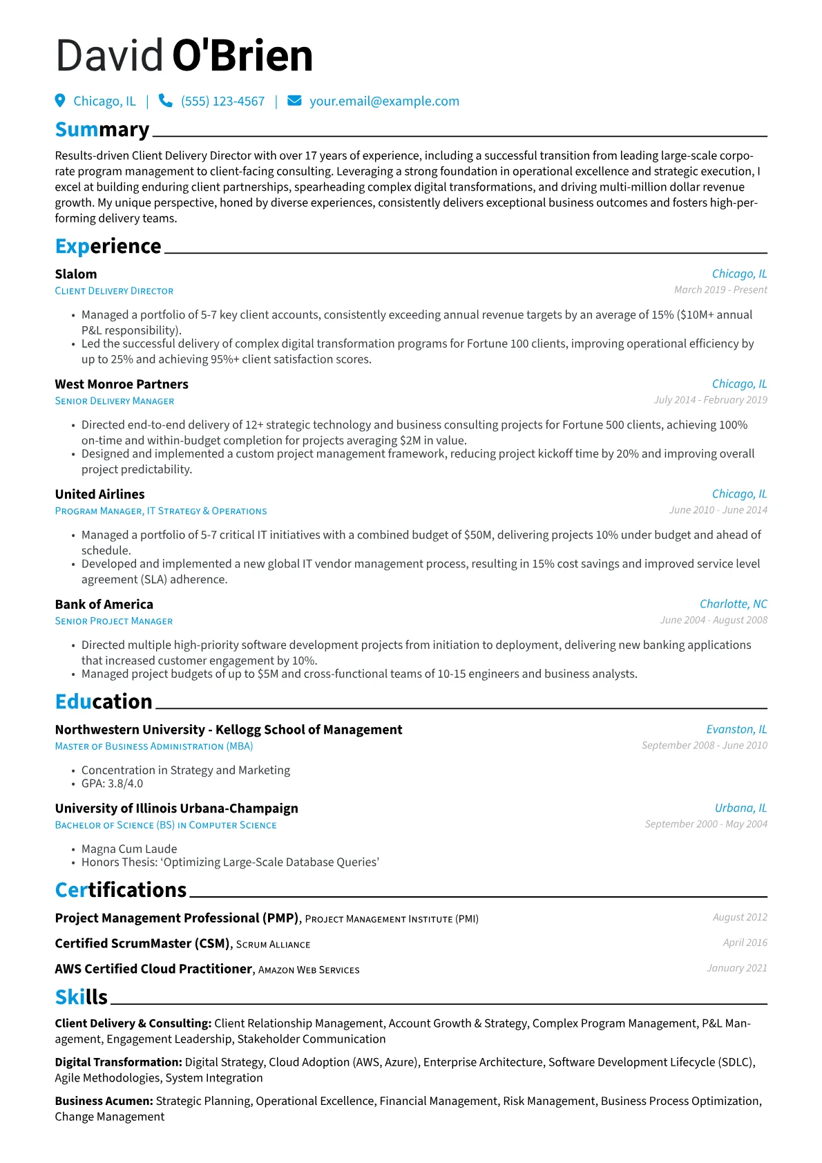 Career changer version - Page 1