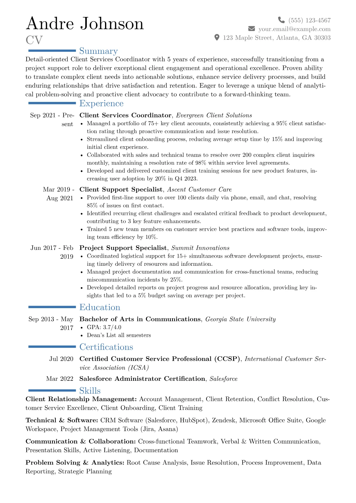 Career changer version - Page 1
