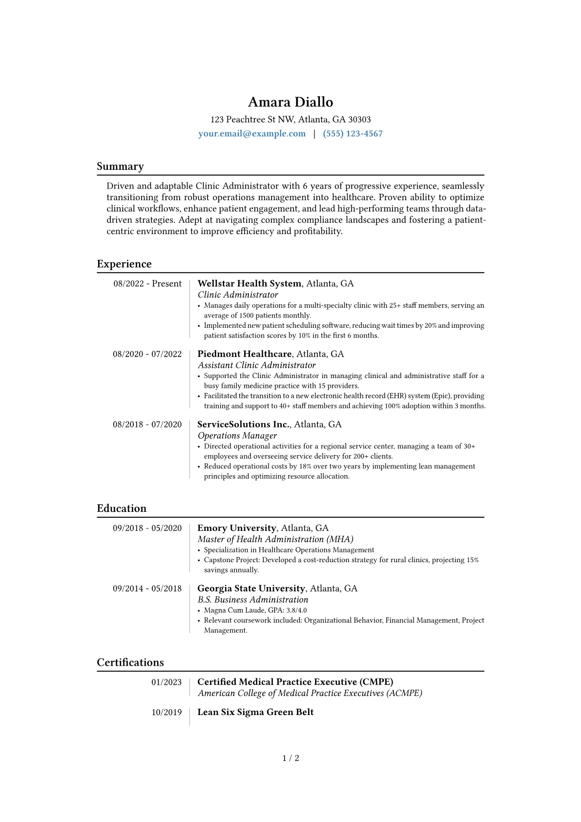 Career changer version - Page 1