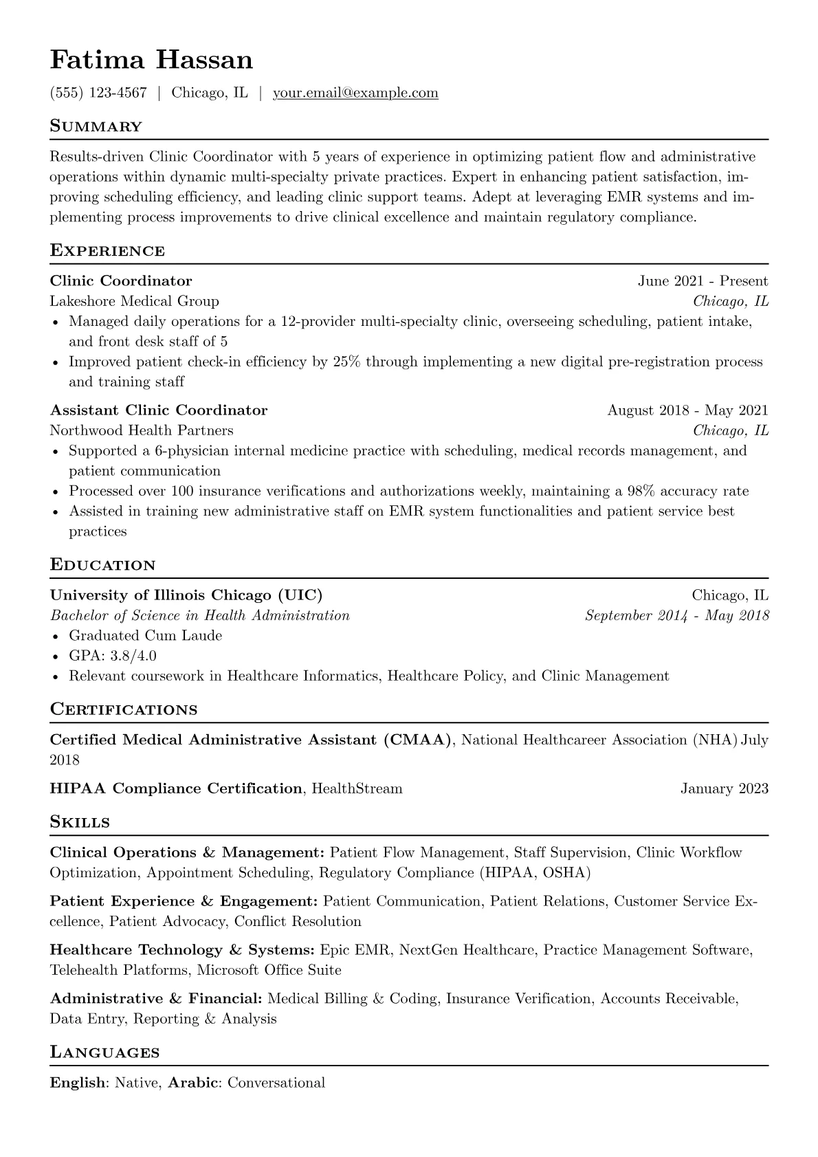 Multi-Specialty version - Page 1