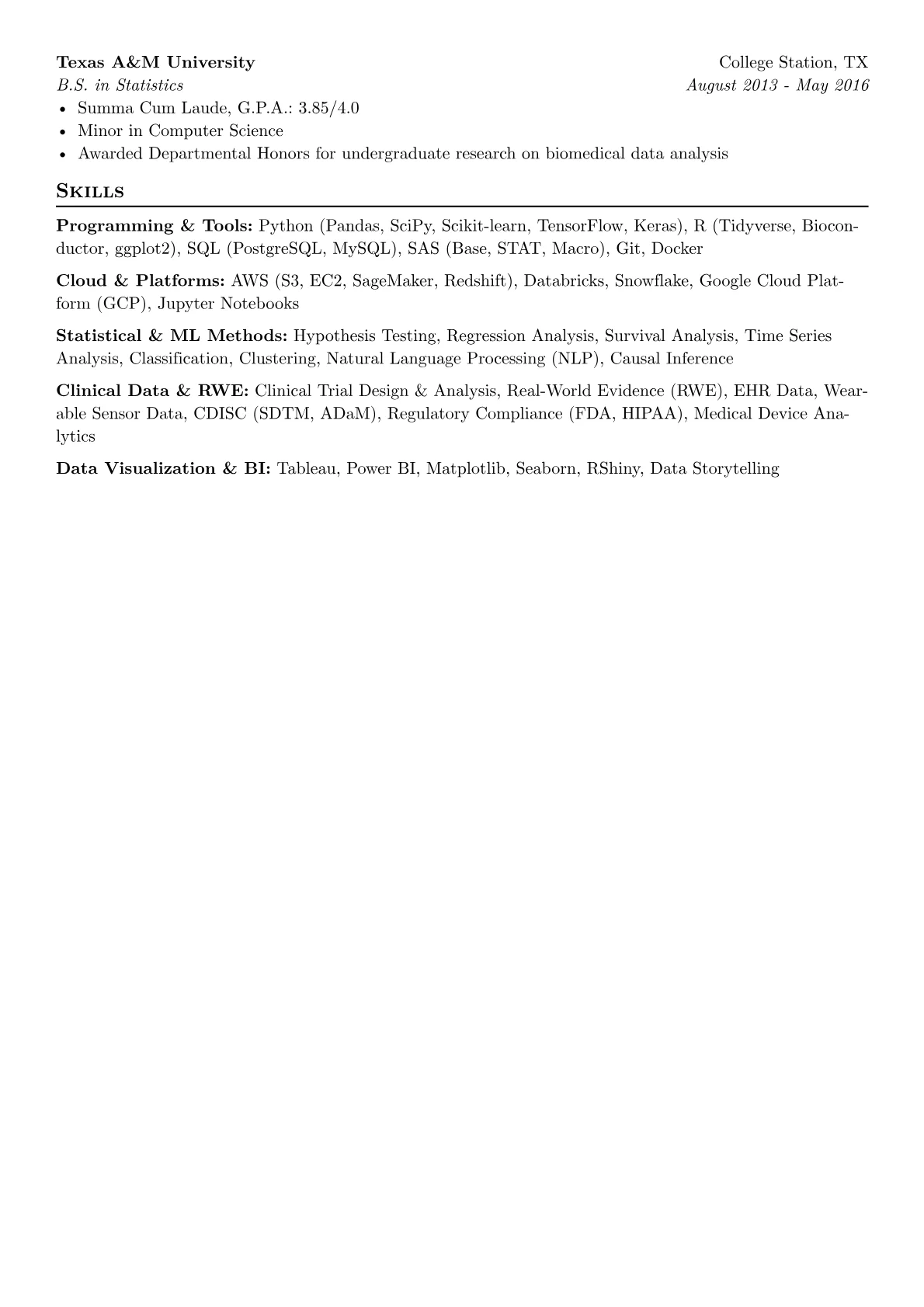 Clinical Data version - Page 2