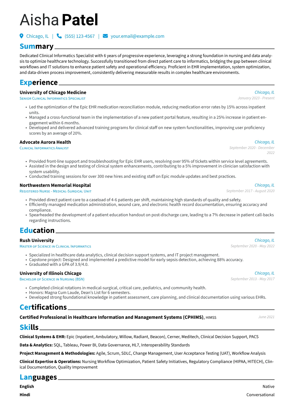 Career changer version - Page 1