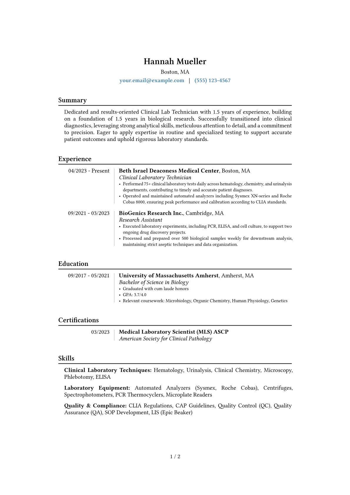 Career changer version - Page 1