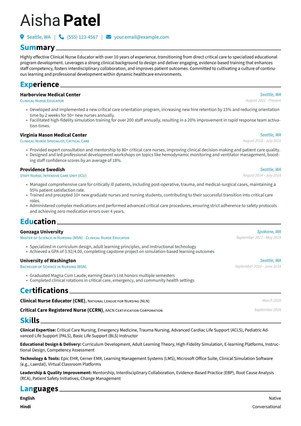 Career changer version - Page 1
