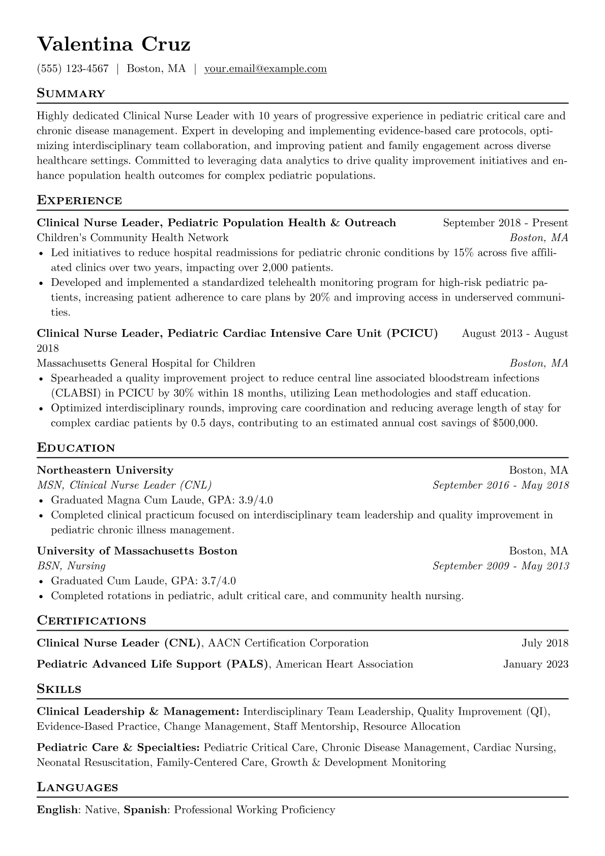 Pediatric Population version - Page 1
