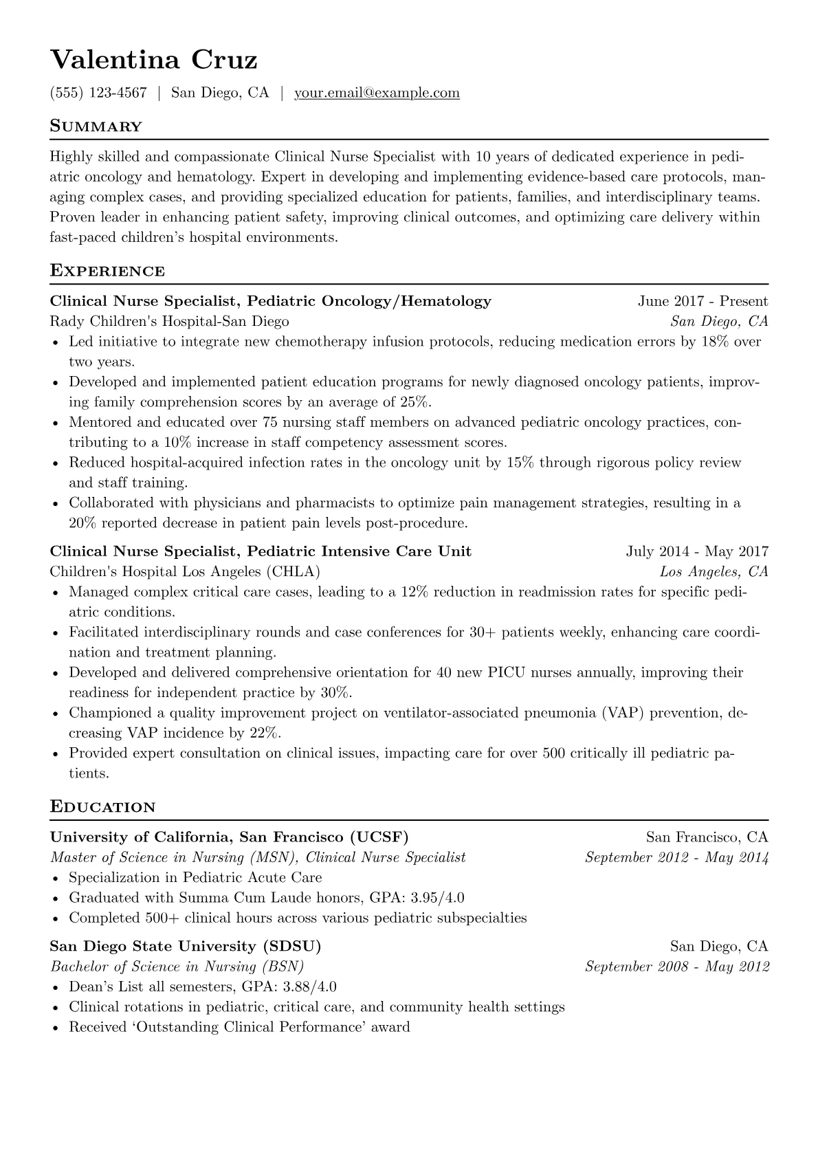 Pediatric Oncology CNS version - Page 1