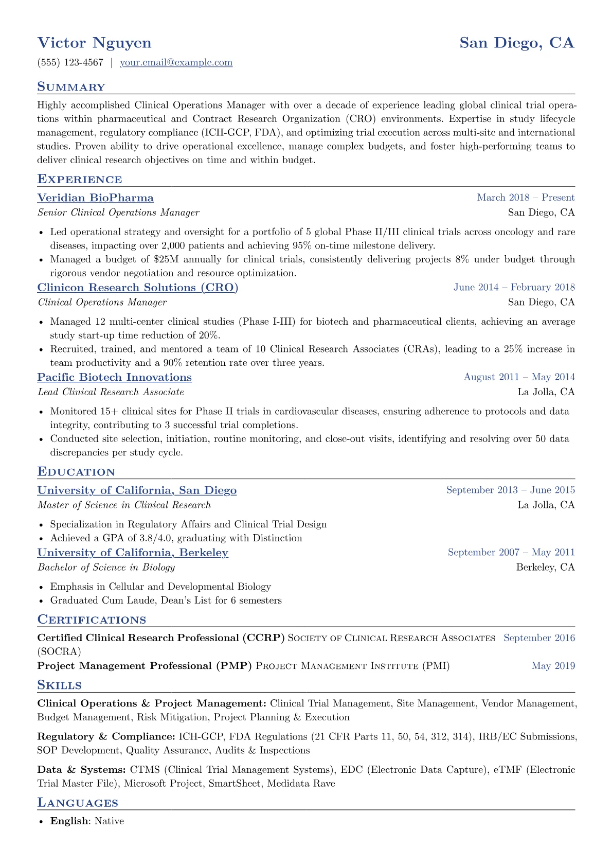 Clinical Research version - Page 1