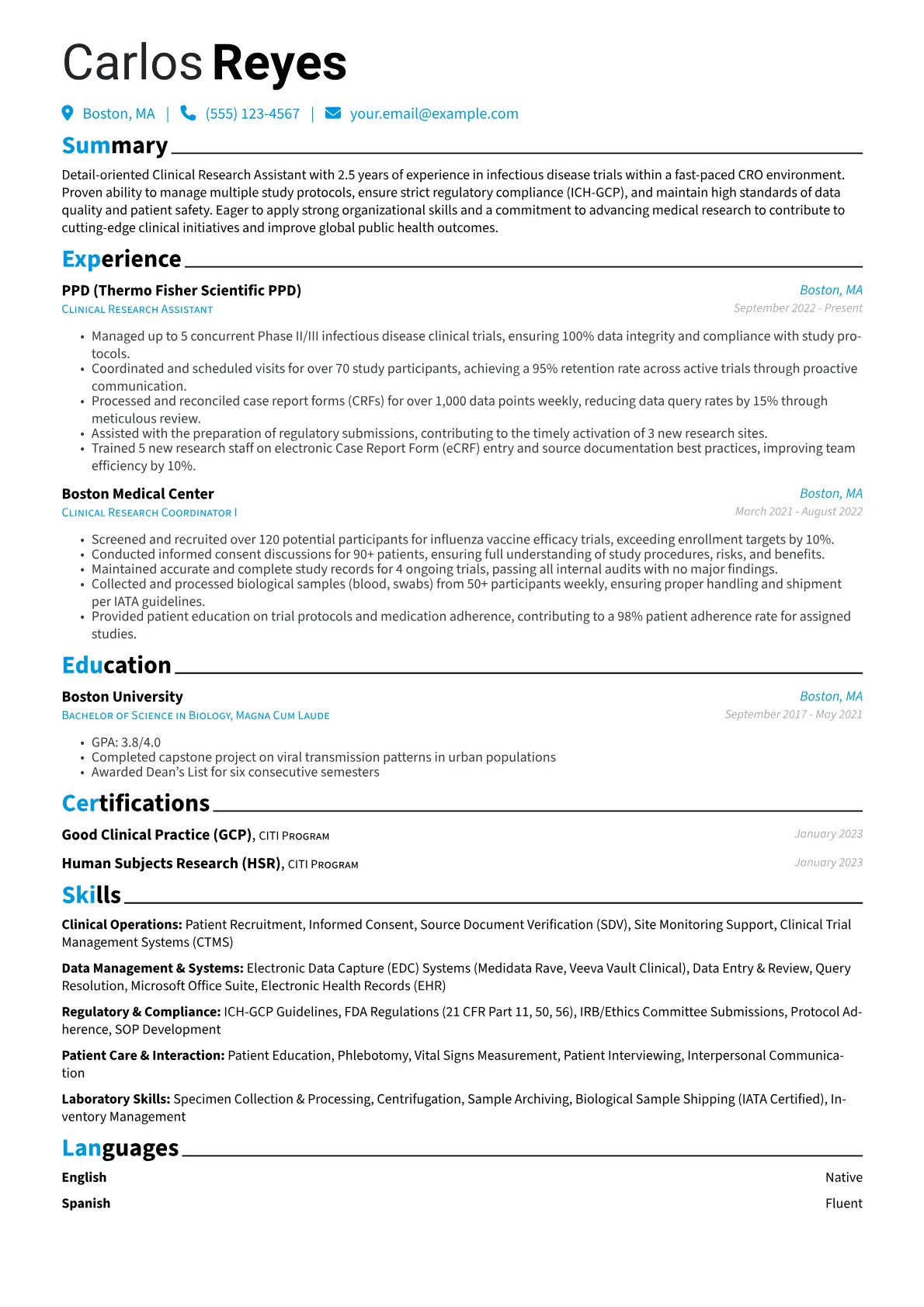 Clinical Research version - Page 1