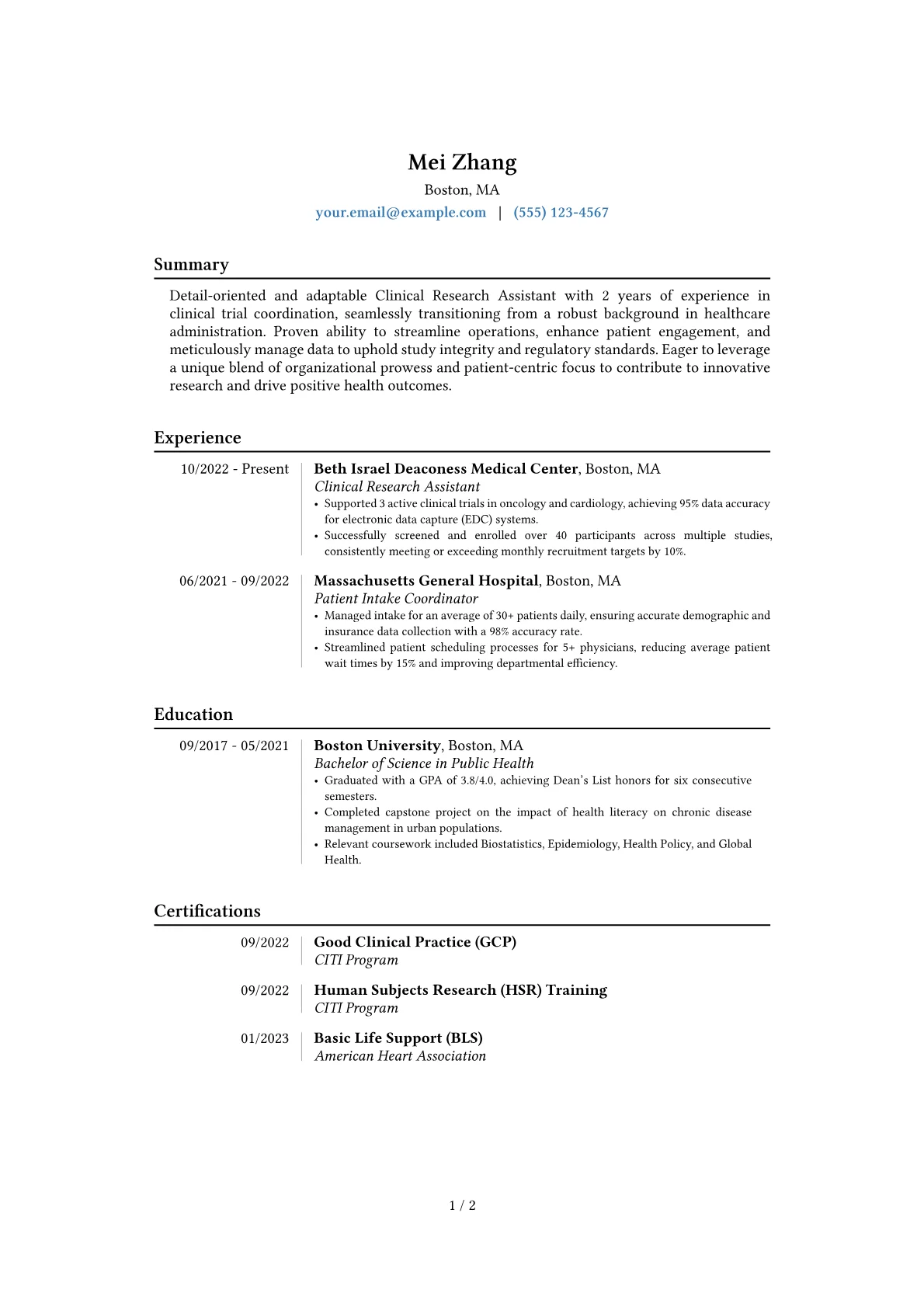 Career changer version - Page 1