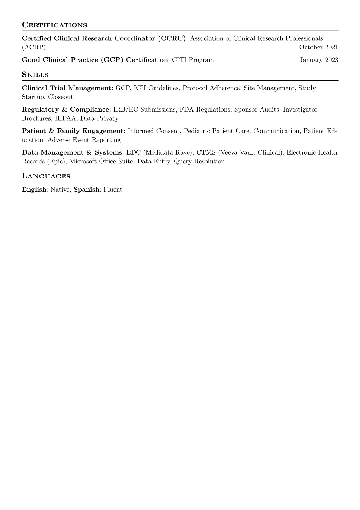 Clinical Trial Management version - Page 2