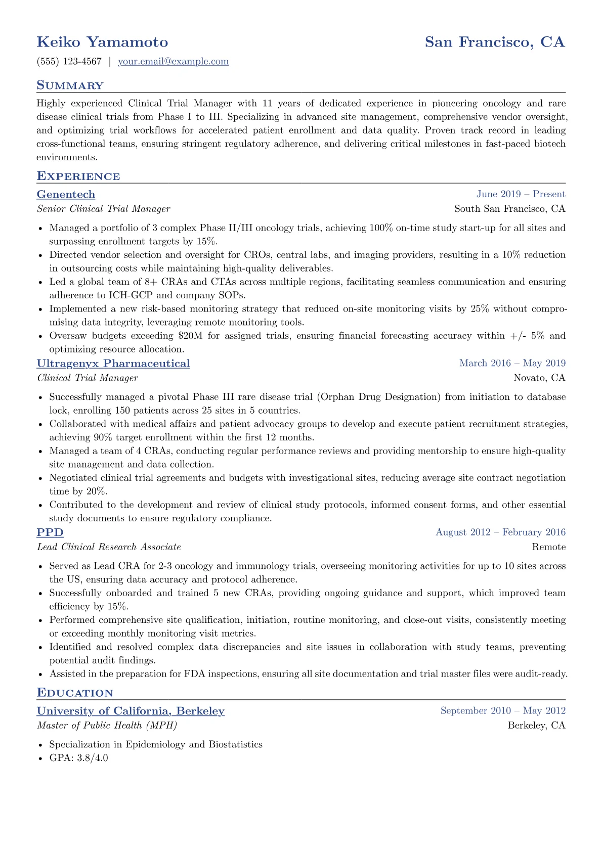 Senior Clinical Trial version - Page 1